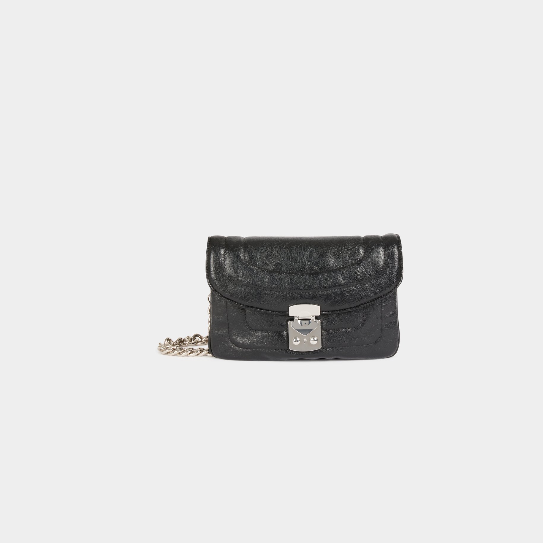 Bag with chain handle black women