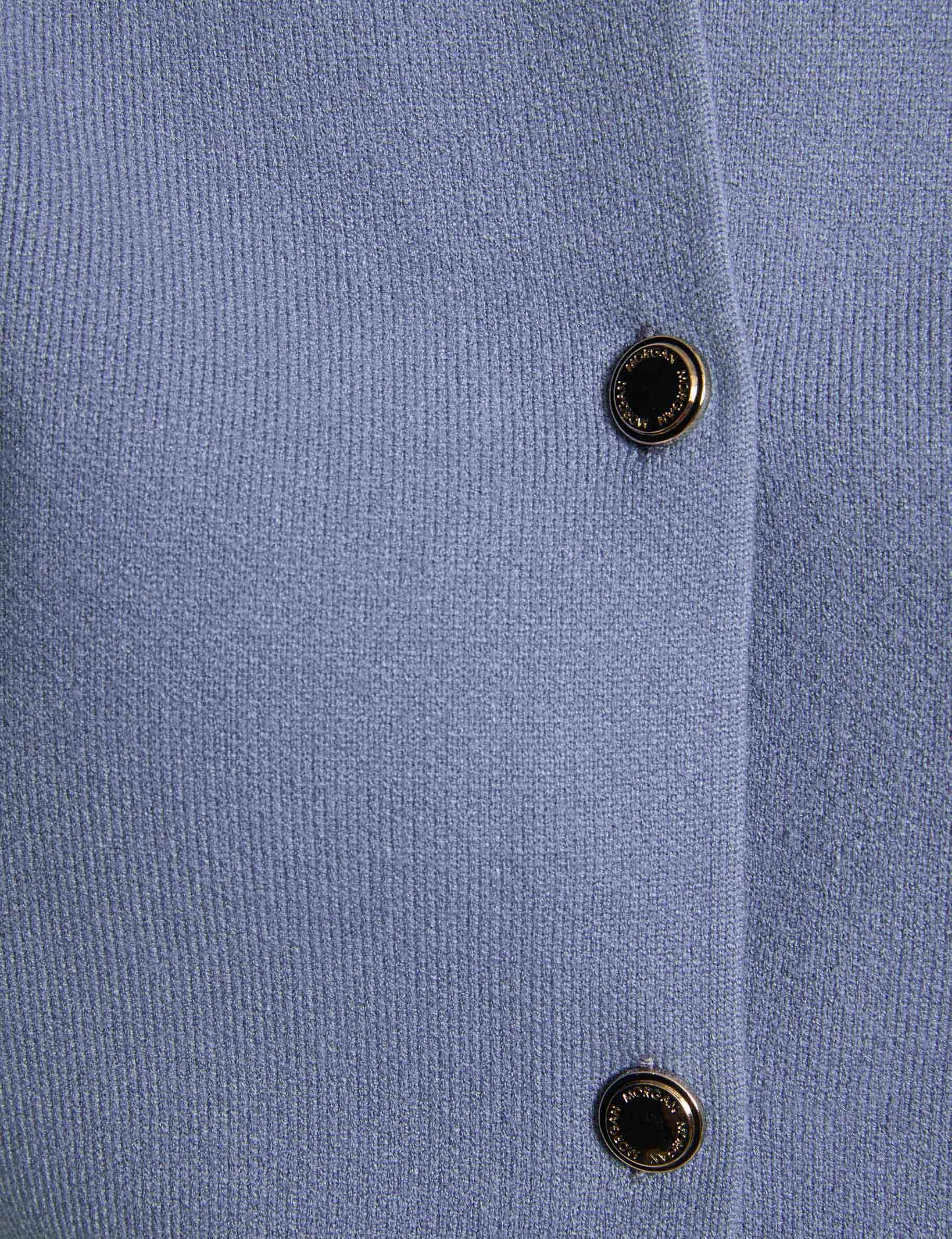 teddy high neck sweater blue women null