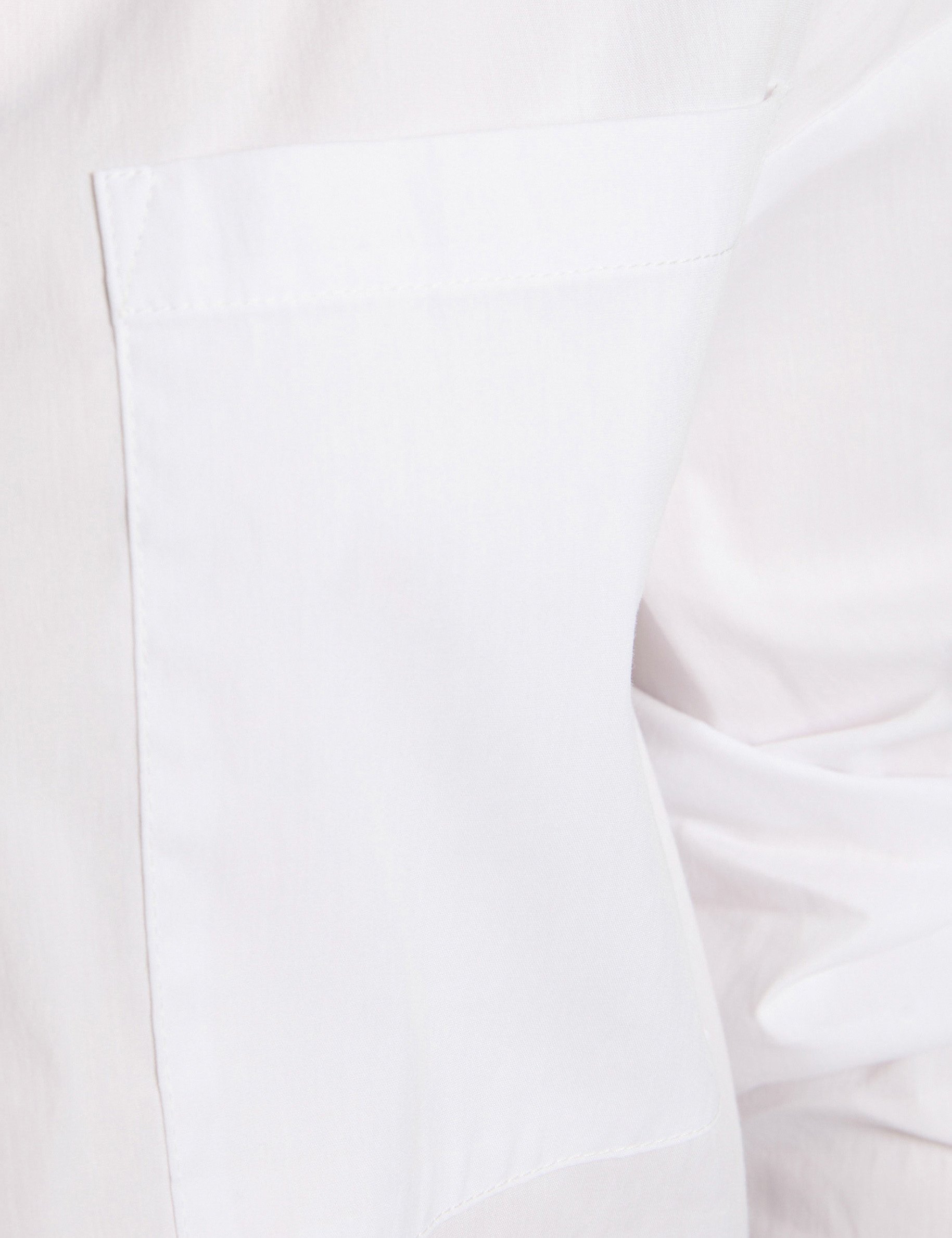 oversized shirt with rhinestones white women null
