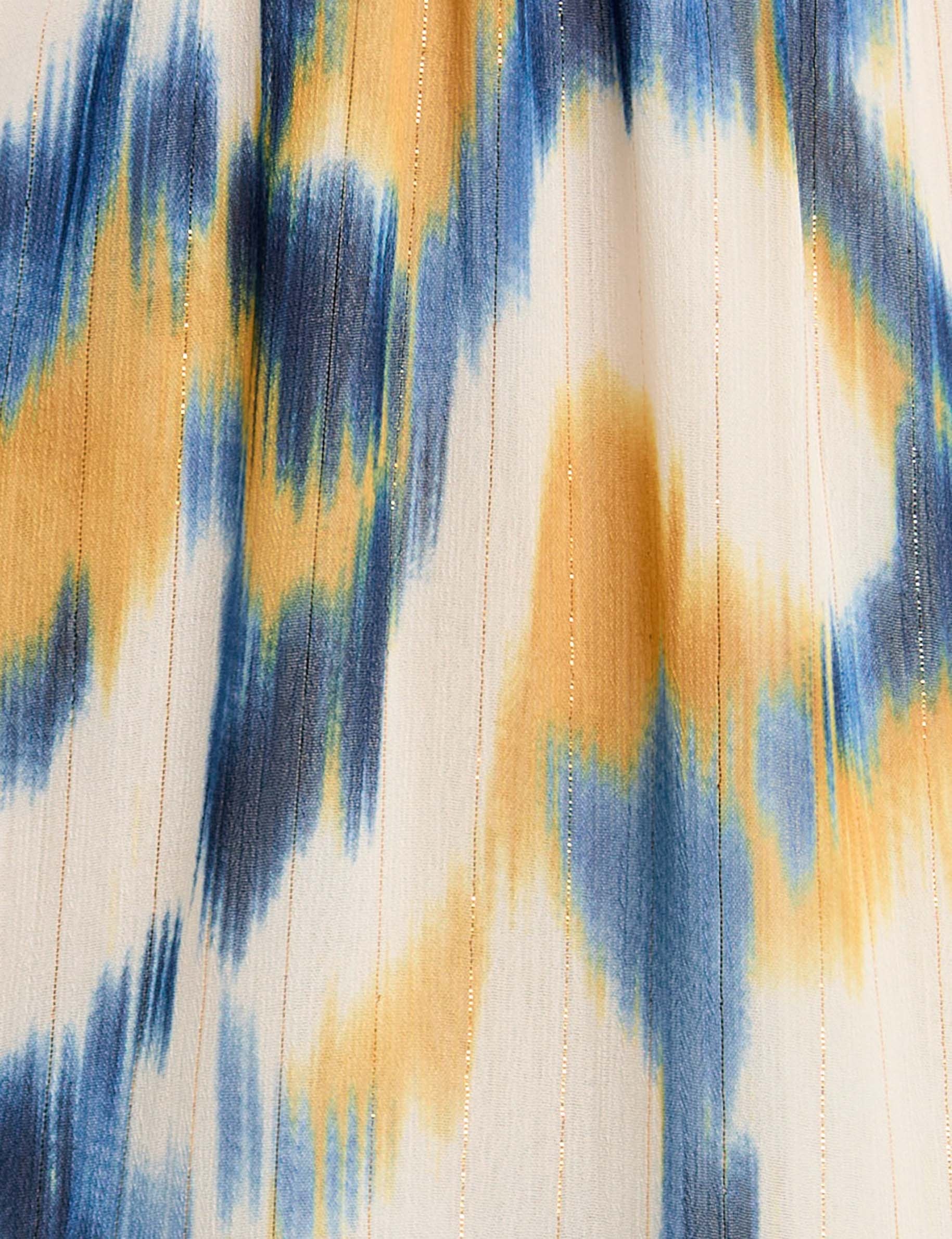 printed maxi straight dress multicolor women null