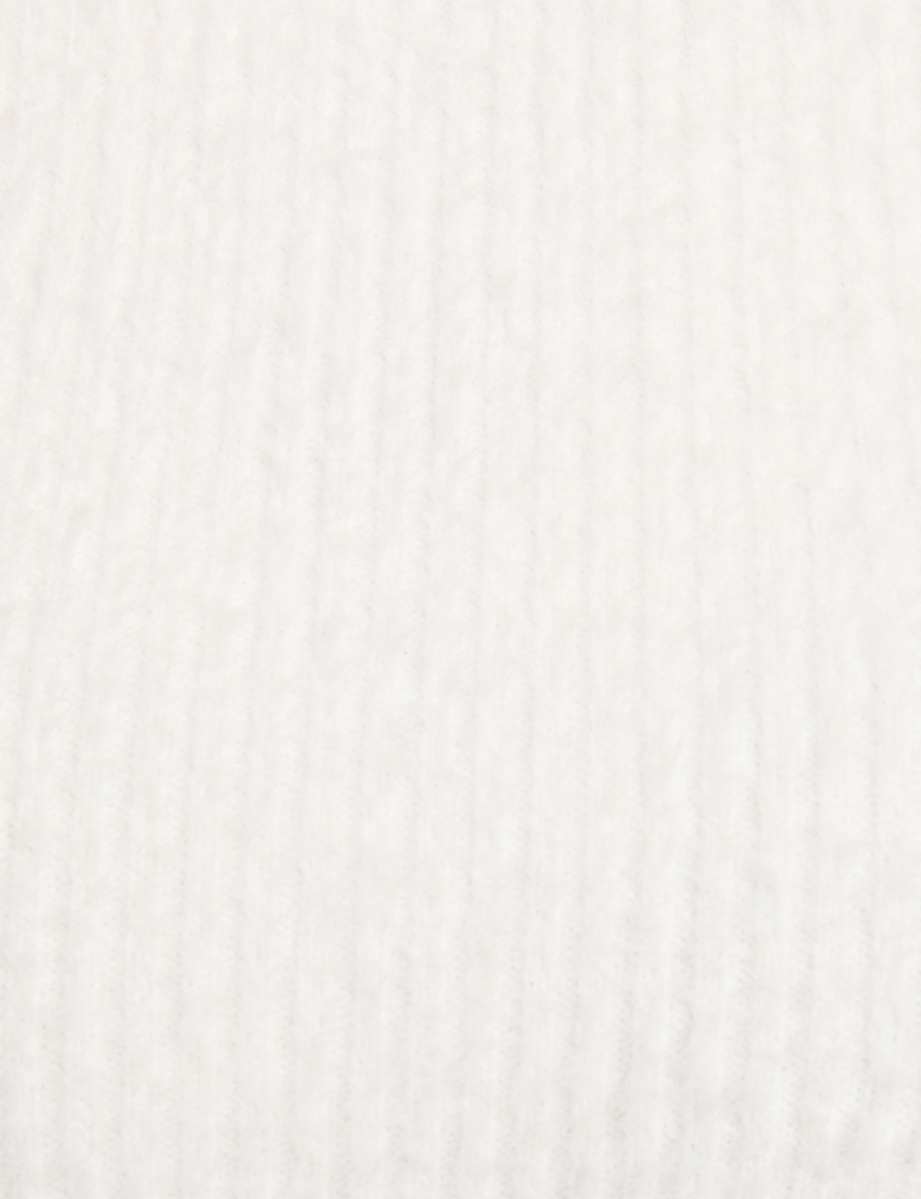 long sleeve fuzzy knit sweater ivory women null
