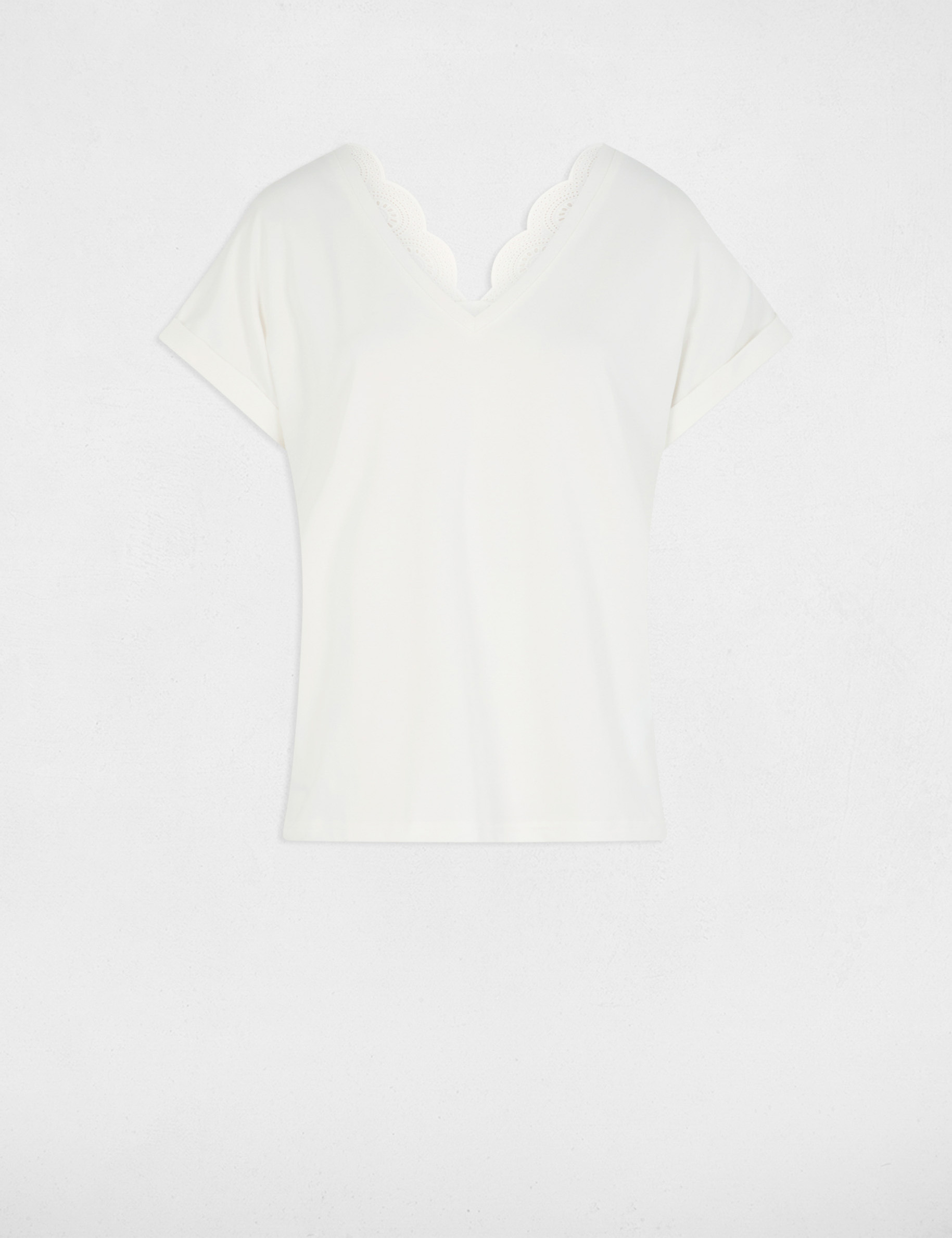 Short-sleeved t-shirt white women