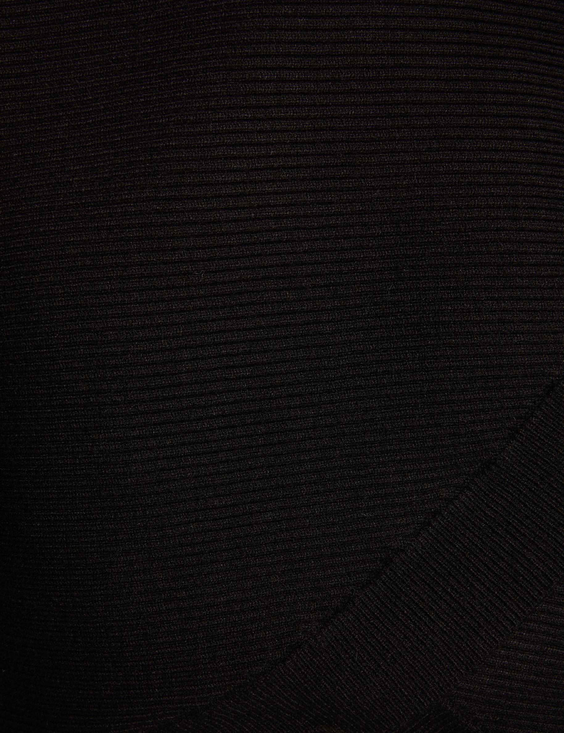 long sleeved jumper wrap over effect black women null