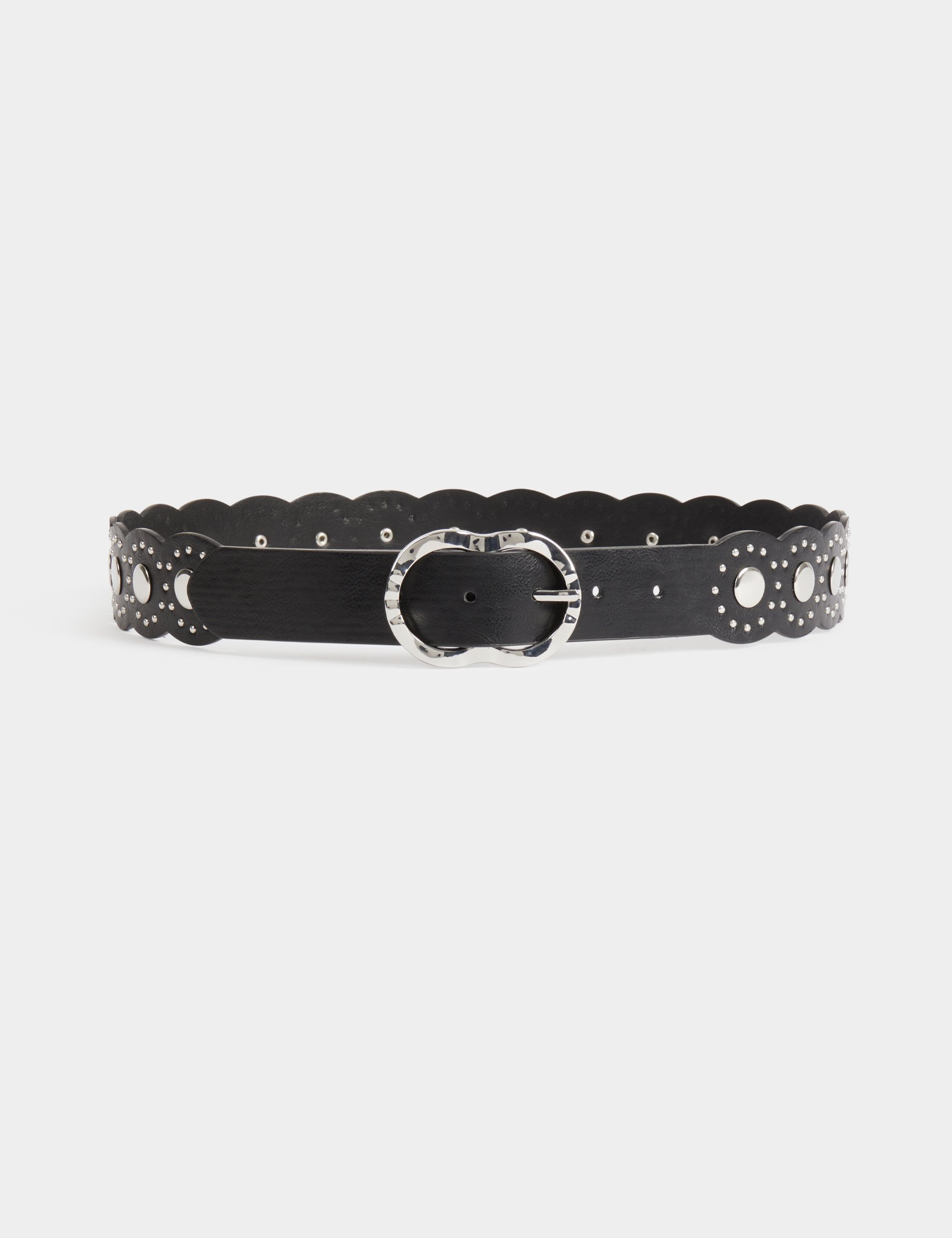 Belt with studs black women