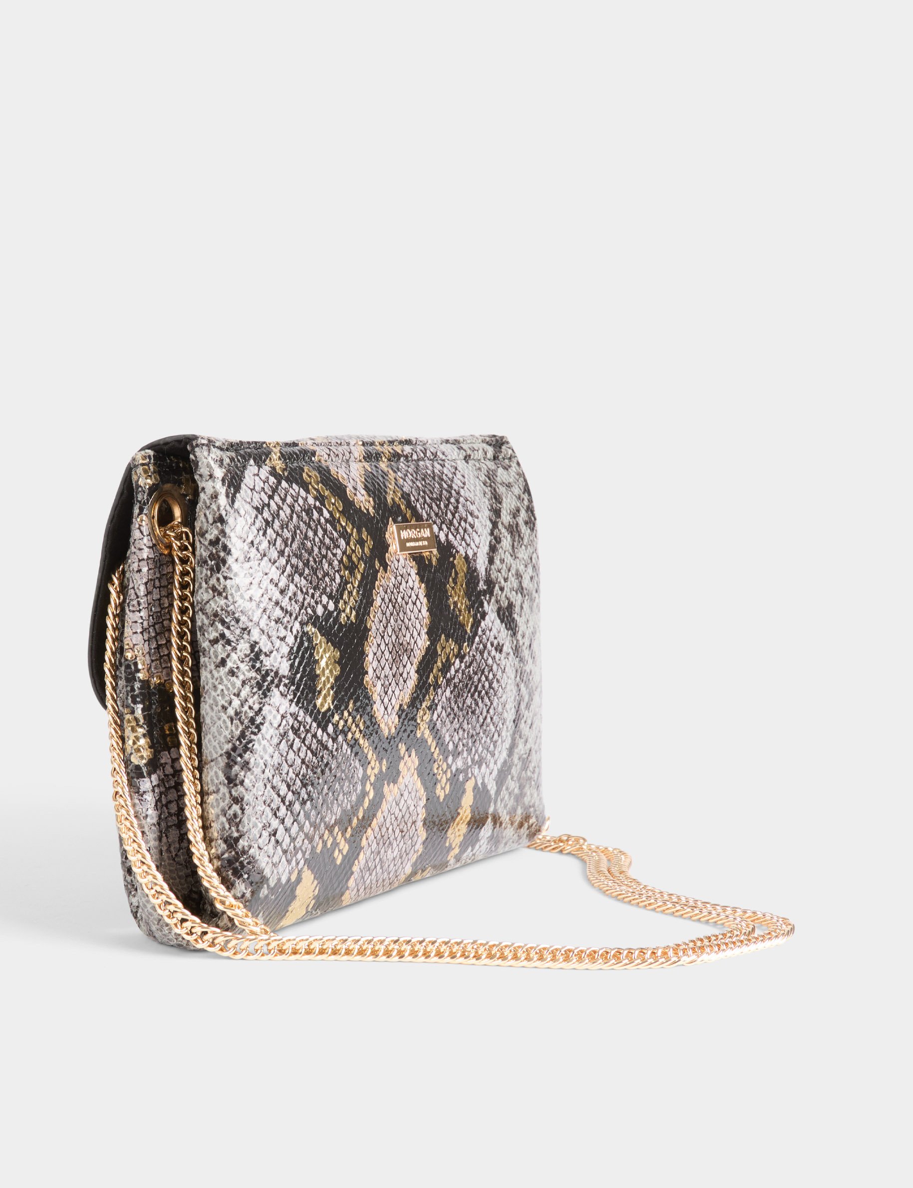 Clutch bag snake effect multicolor women