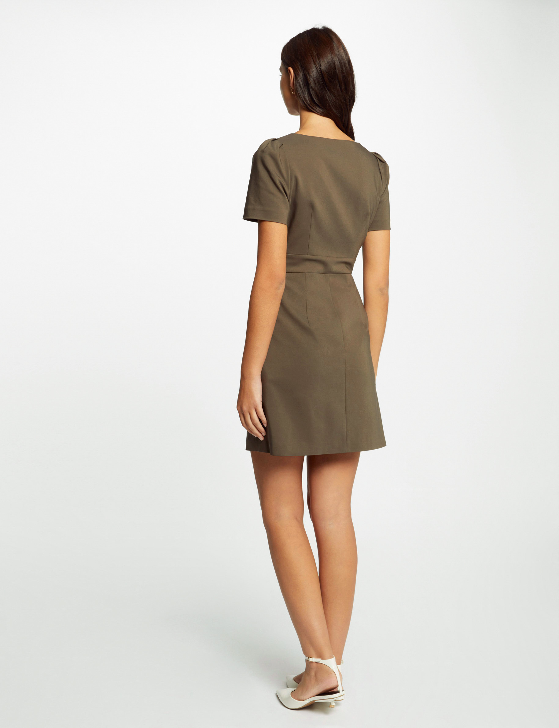 Ladies 2025 khaki dress