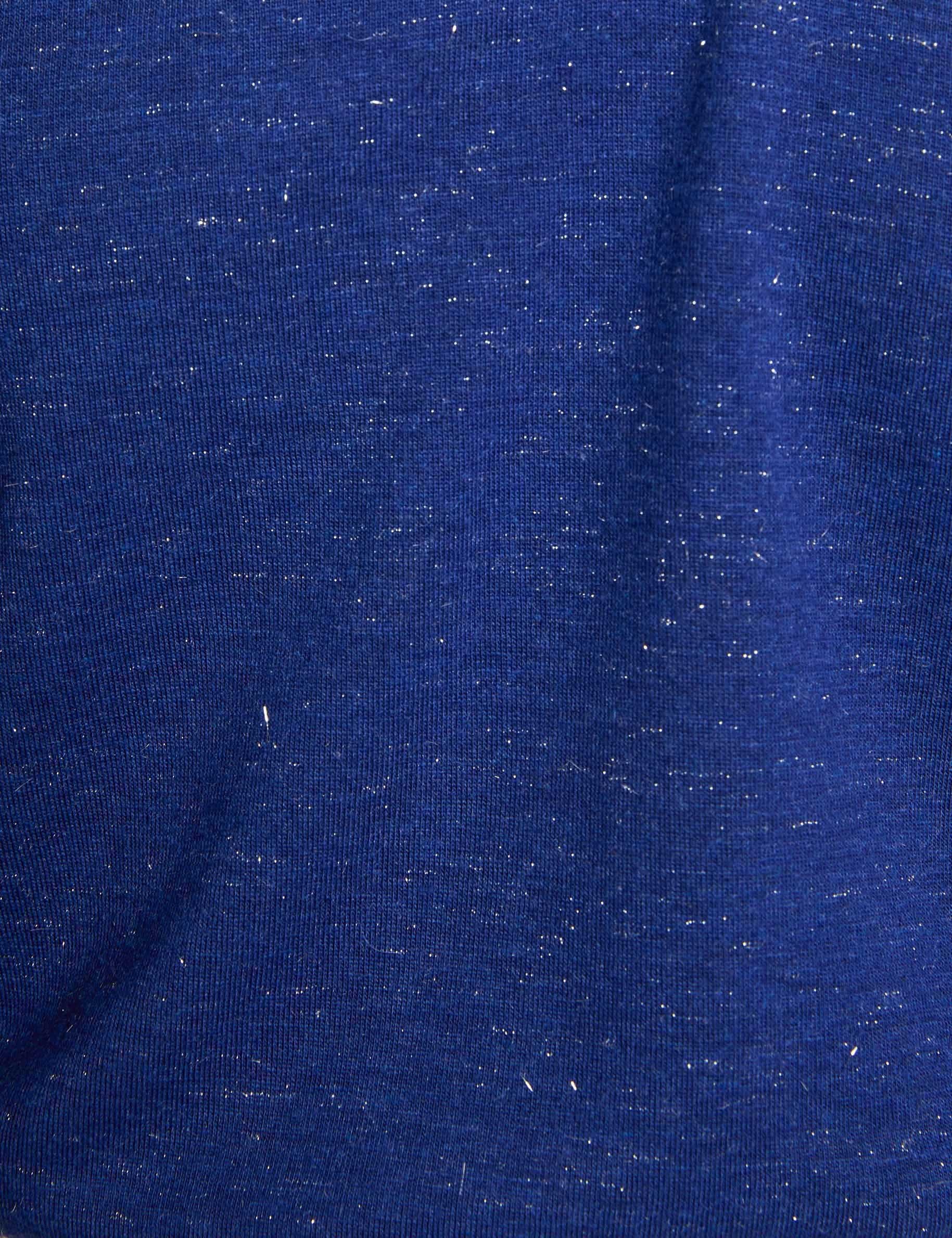 short sleeved t shirt electric blue women null