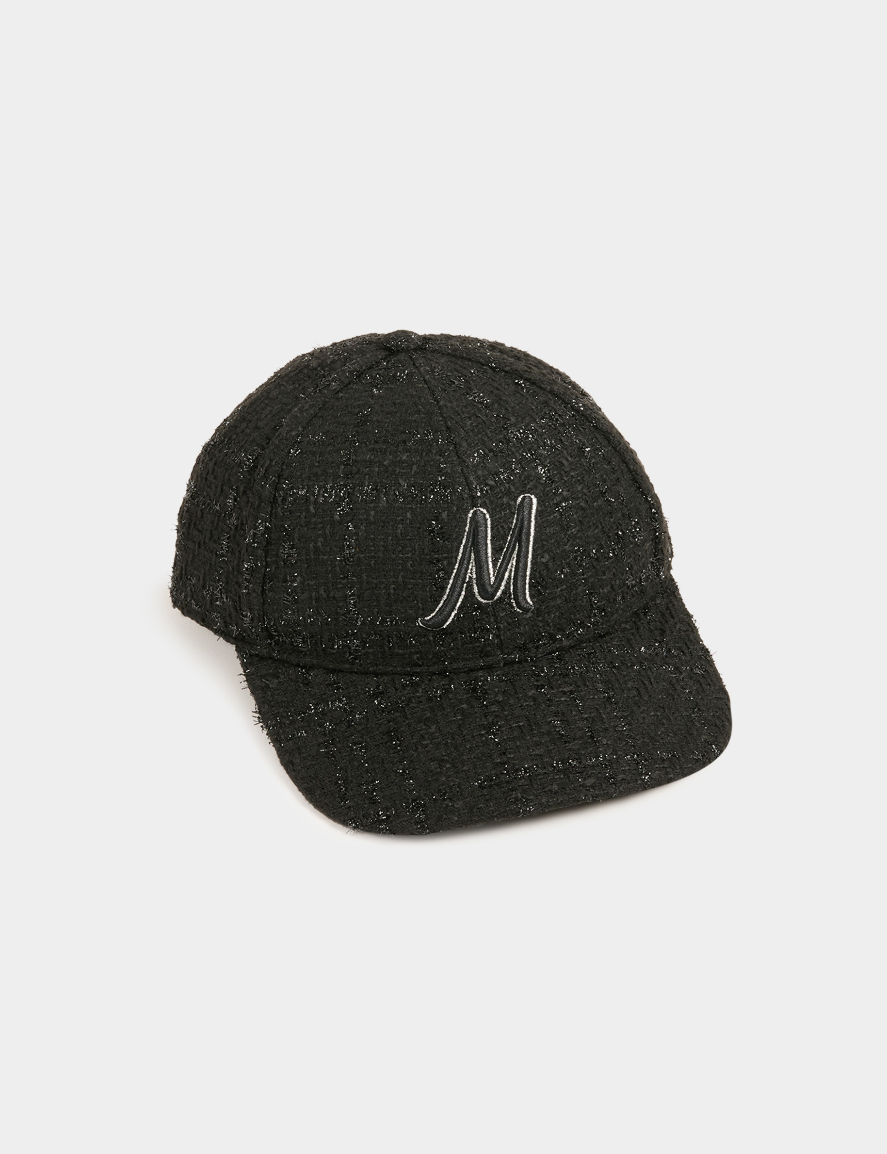 M tweed cap black women