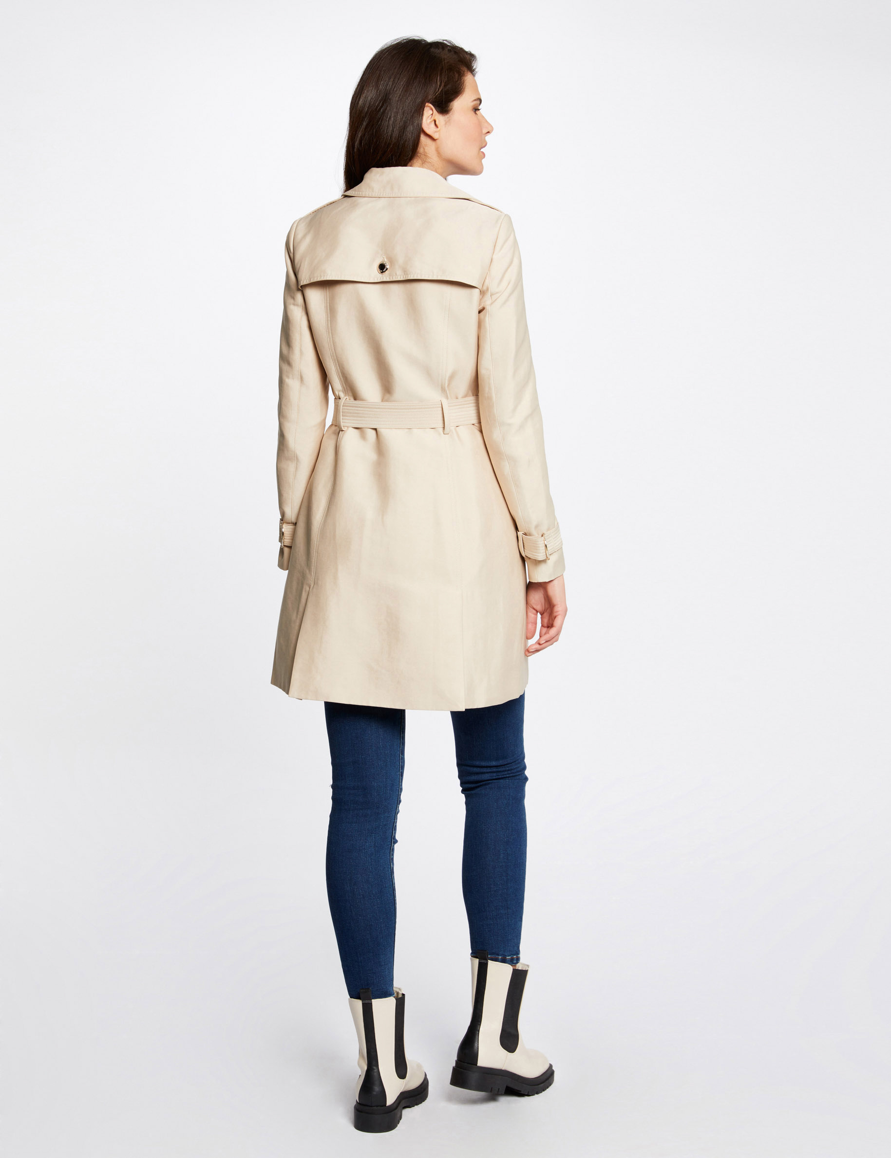 morgan trench coat beige