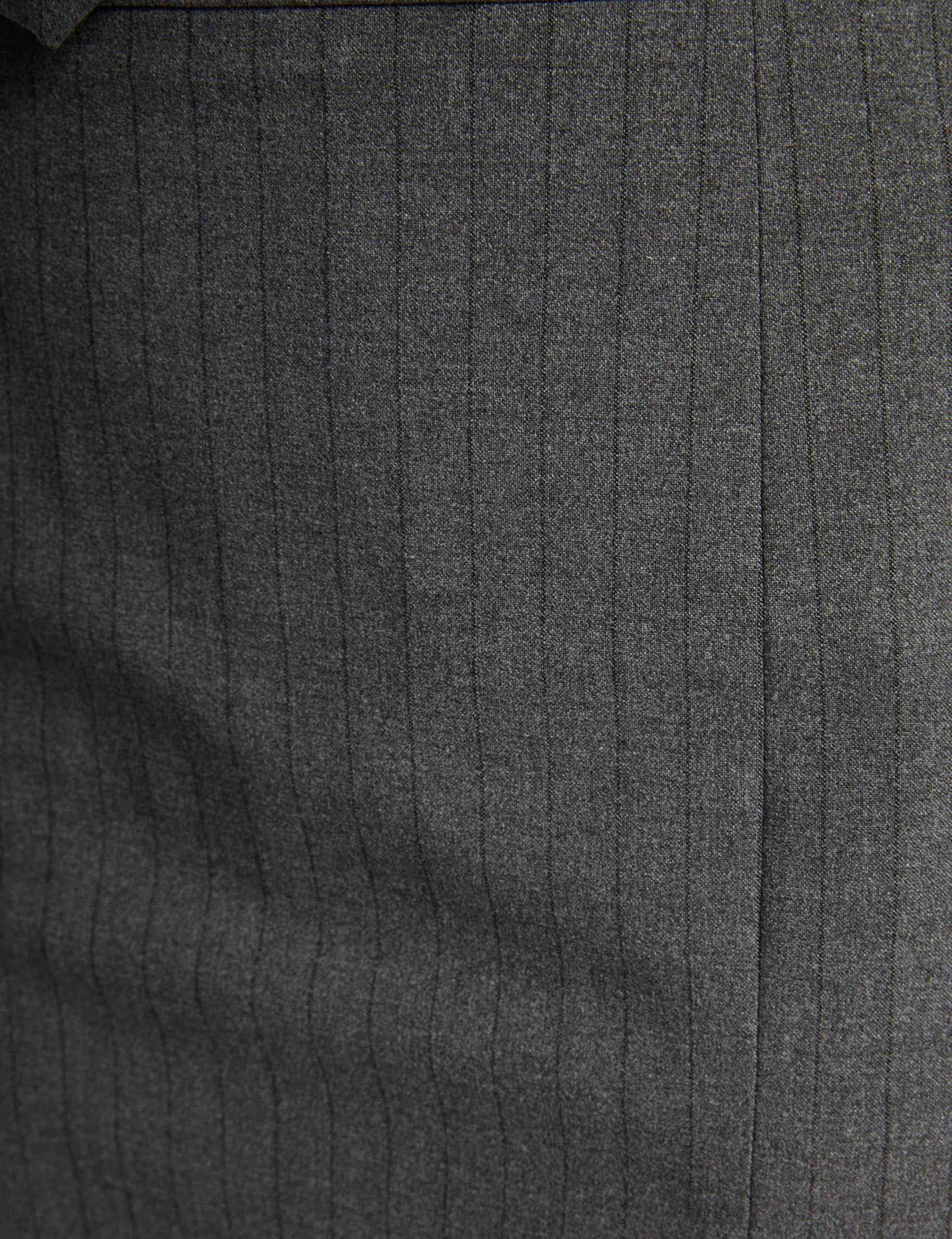 fitted short skirt mid grey women null
