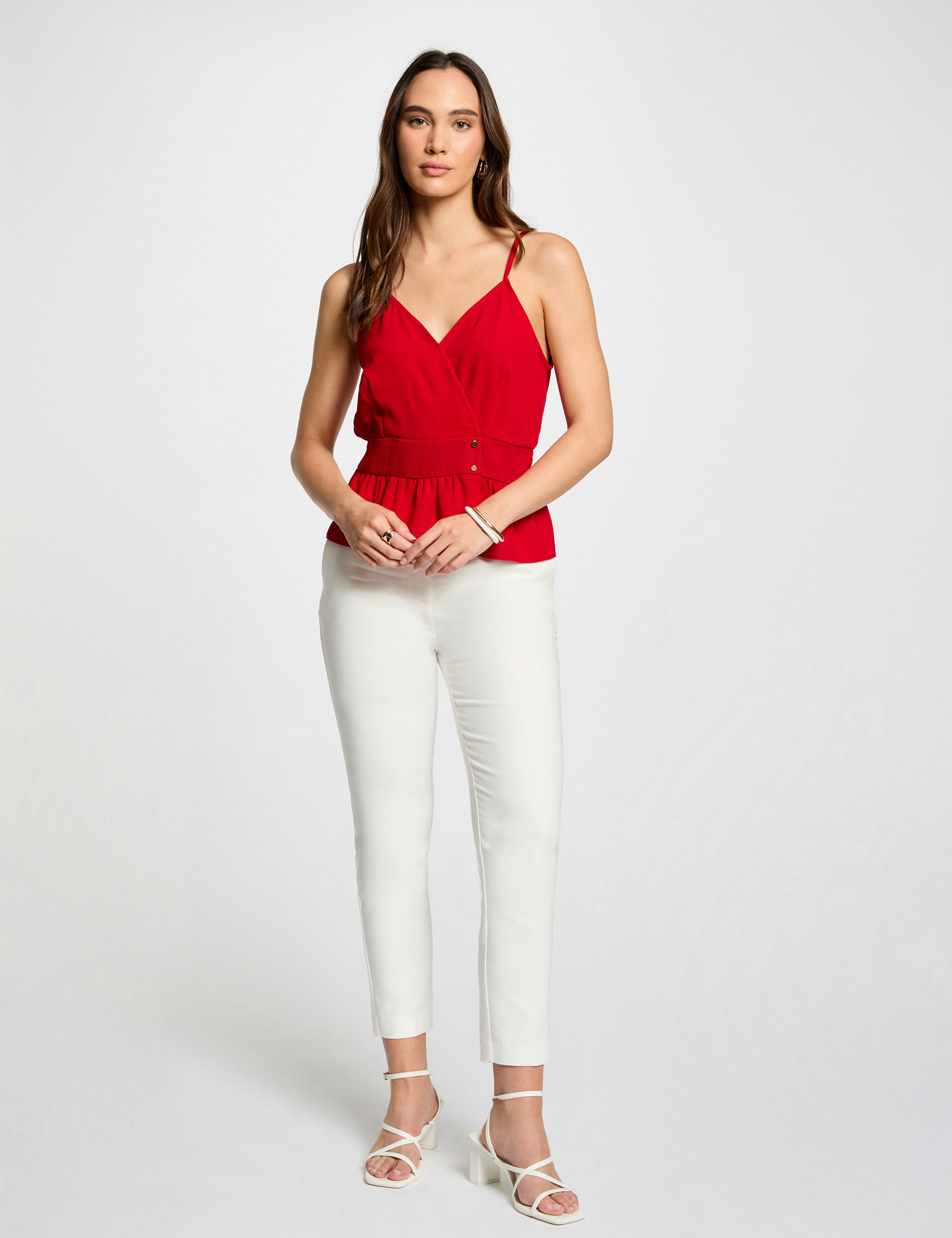 Pantalon 2025 ecru femme