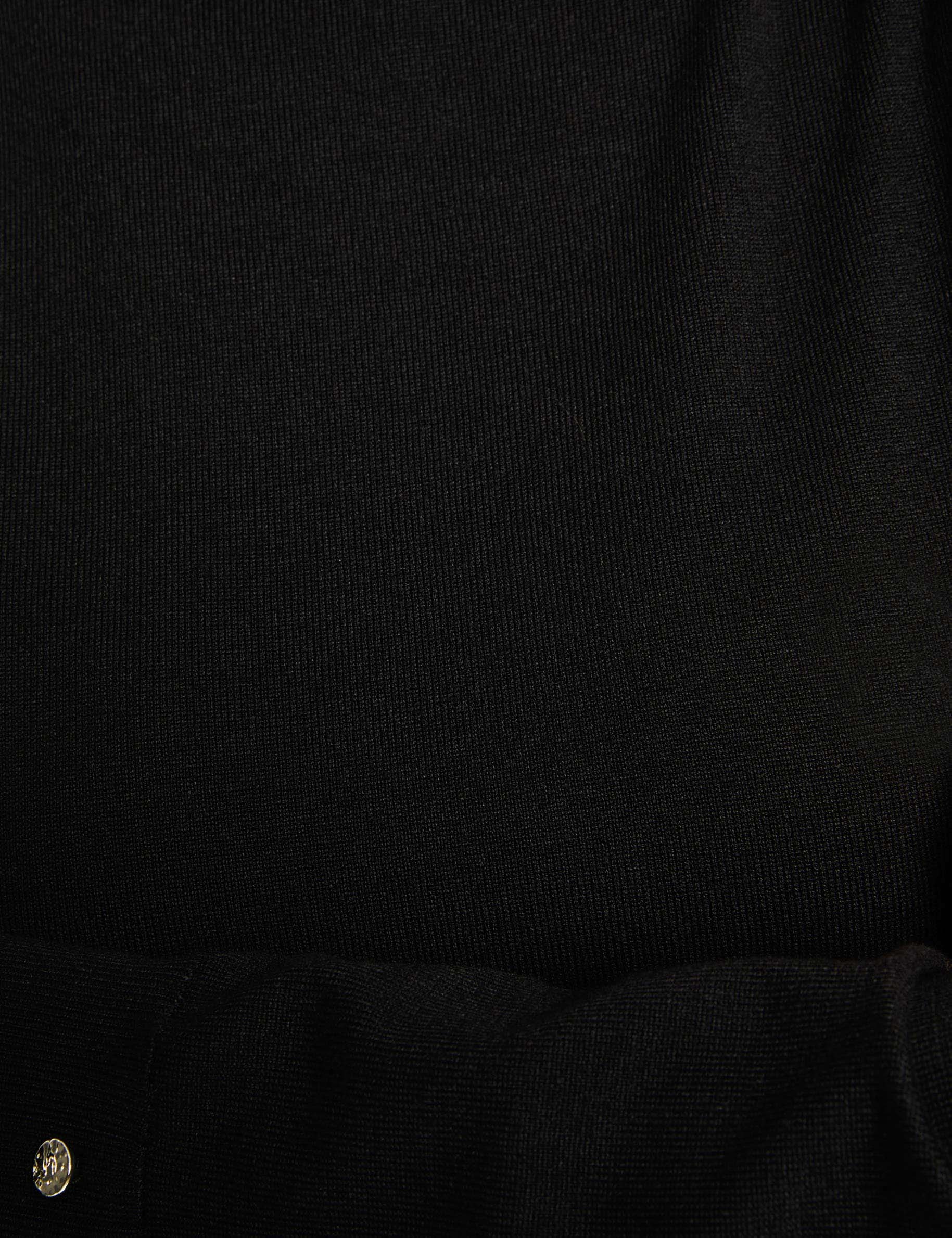 high neck sweater black women null