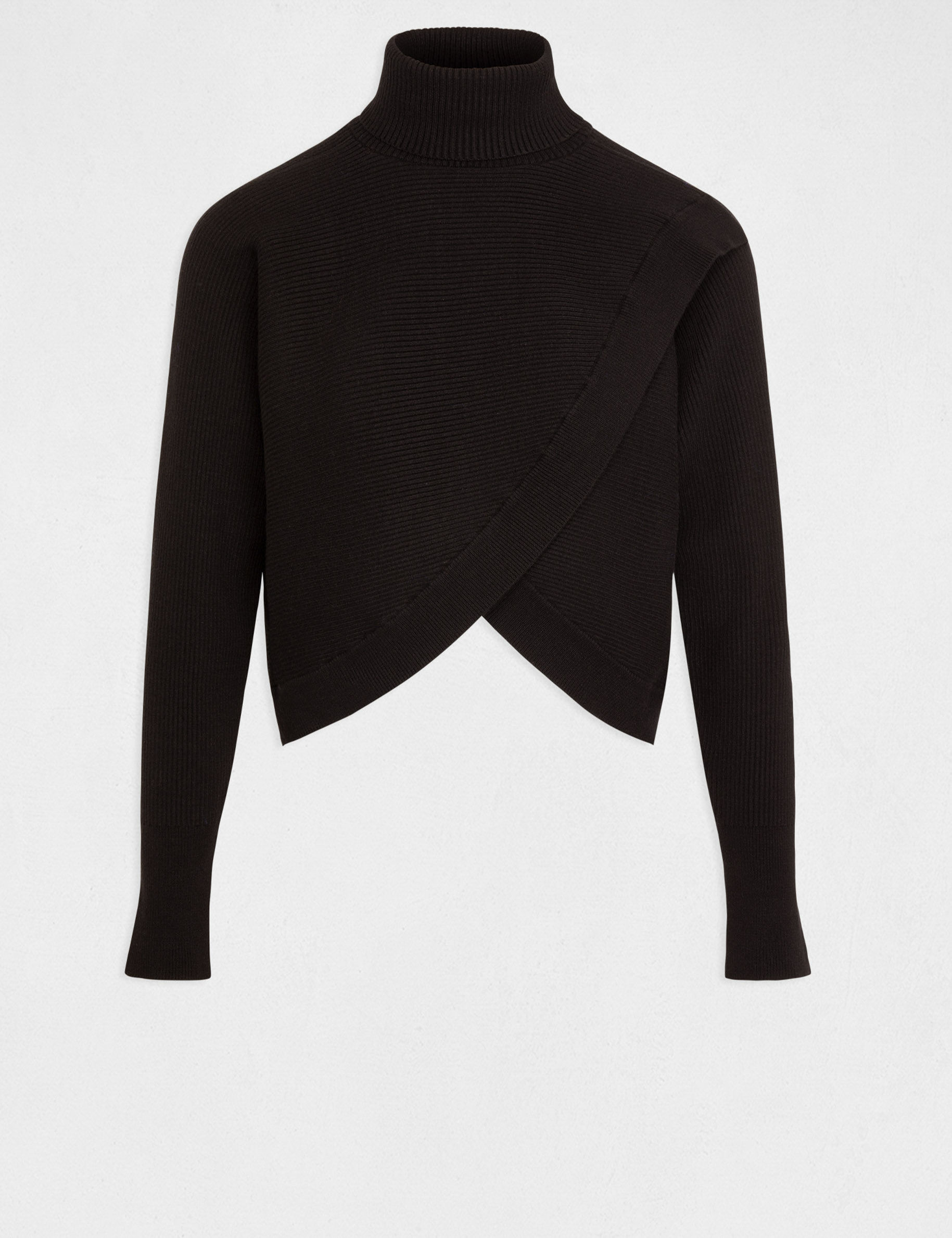 Black wrap outlet jumper