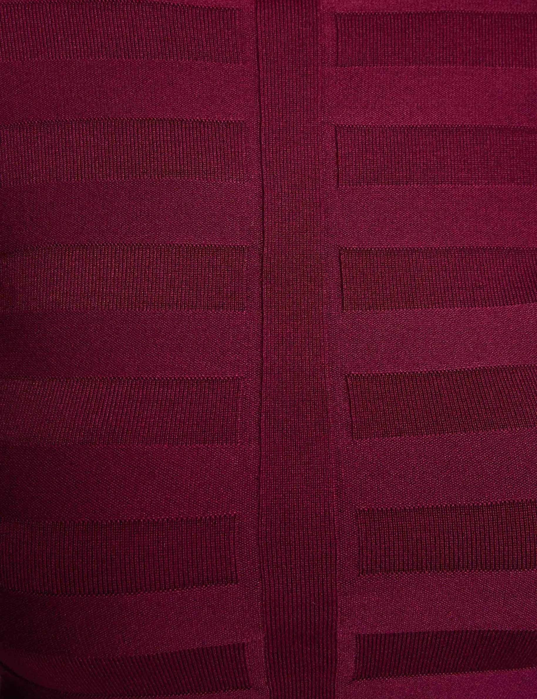 jumper with turtleneck plum women null