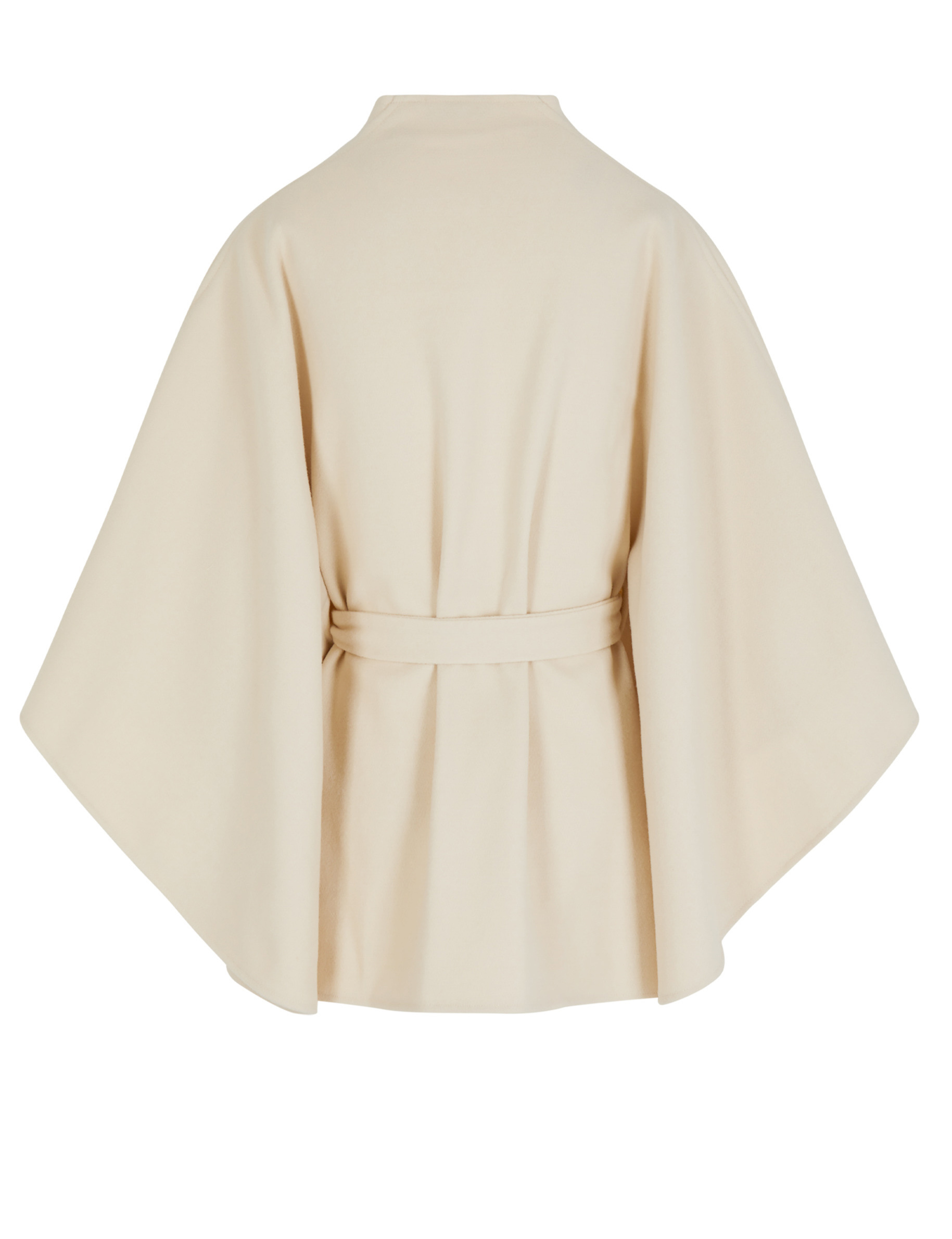 Belted cape ivory women