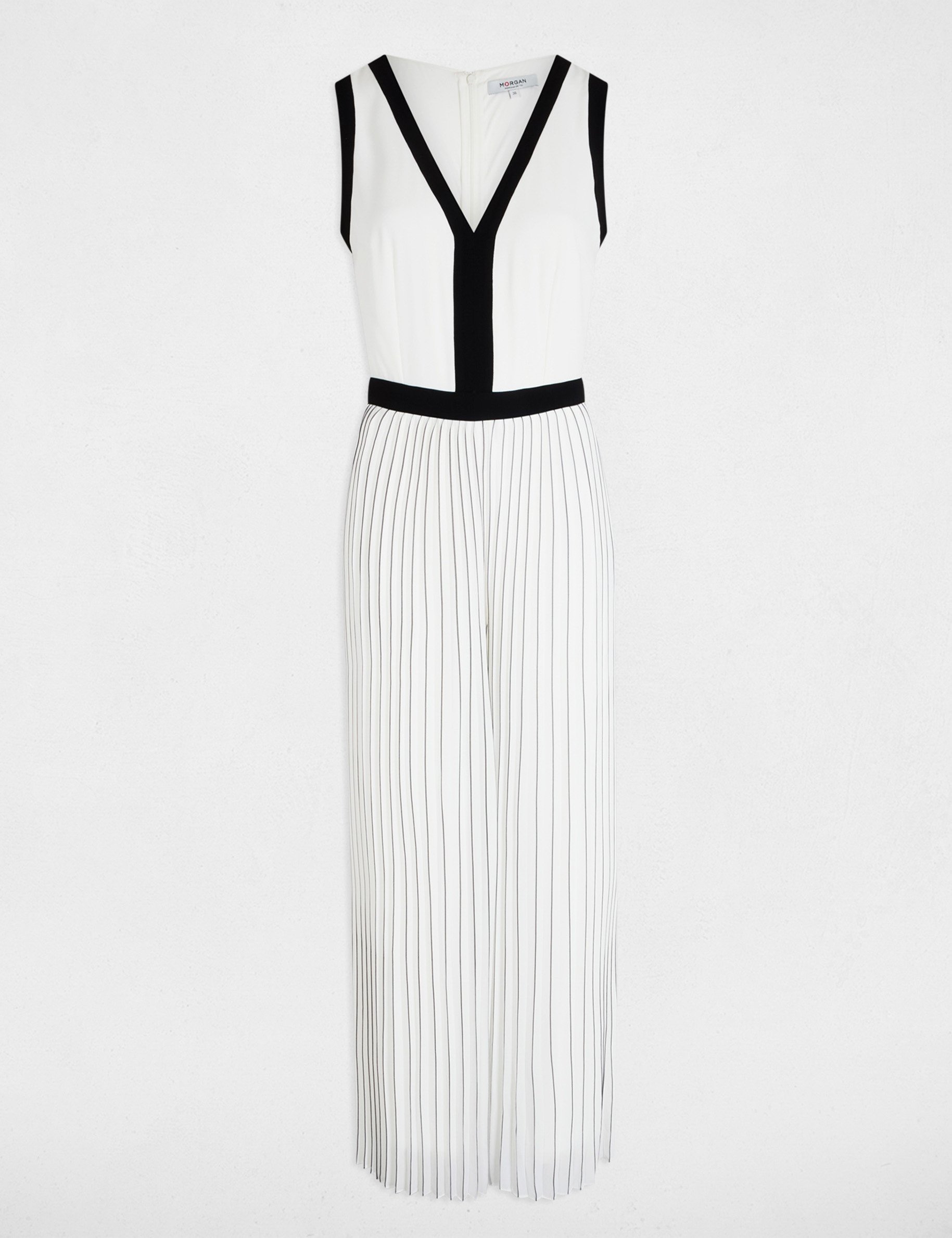pleated jumpsuit white women Pleated jumpsuit white women