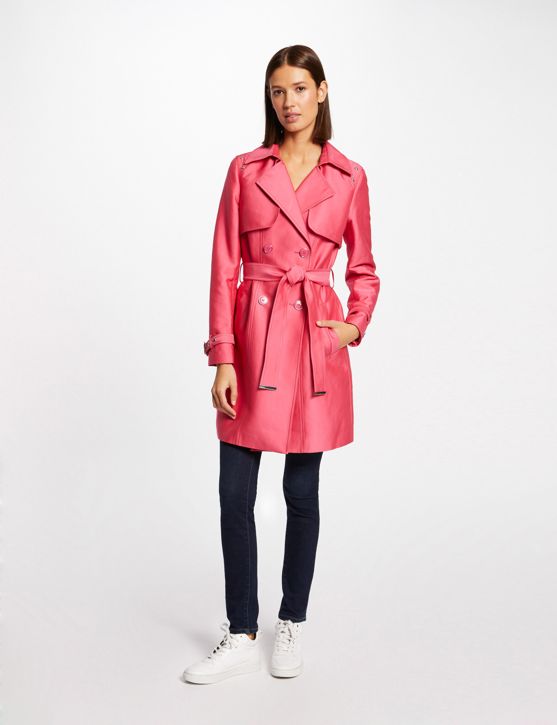 Fuschia hotsell trench coat