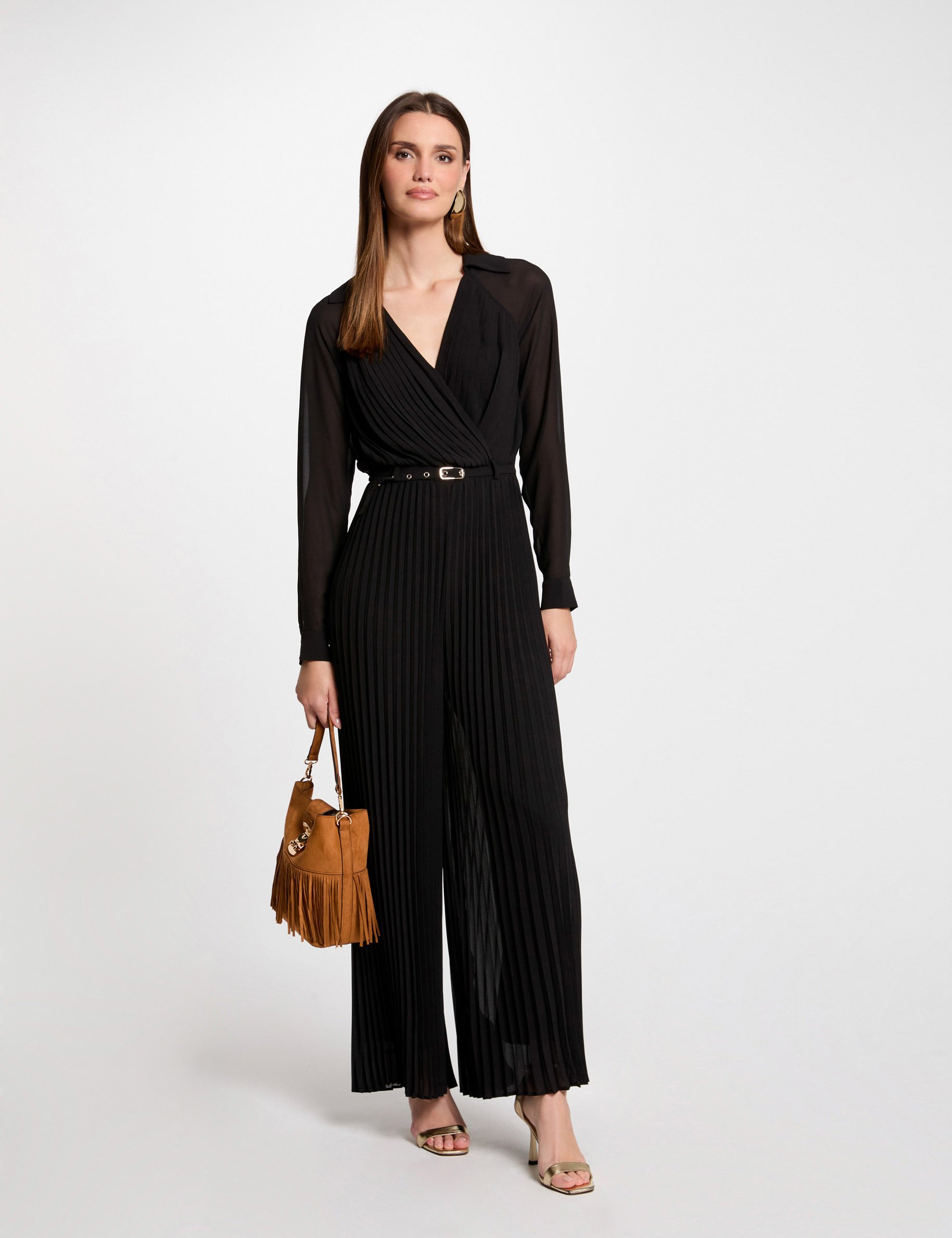 Jumpsuit wide leg black women