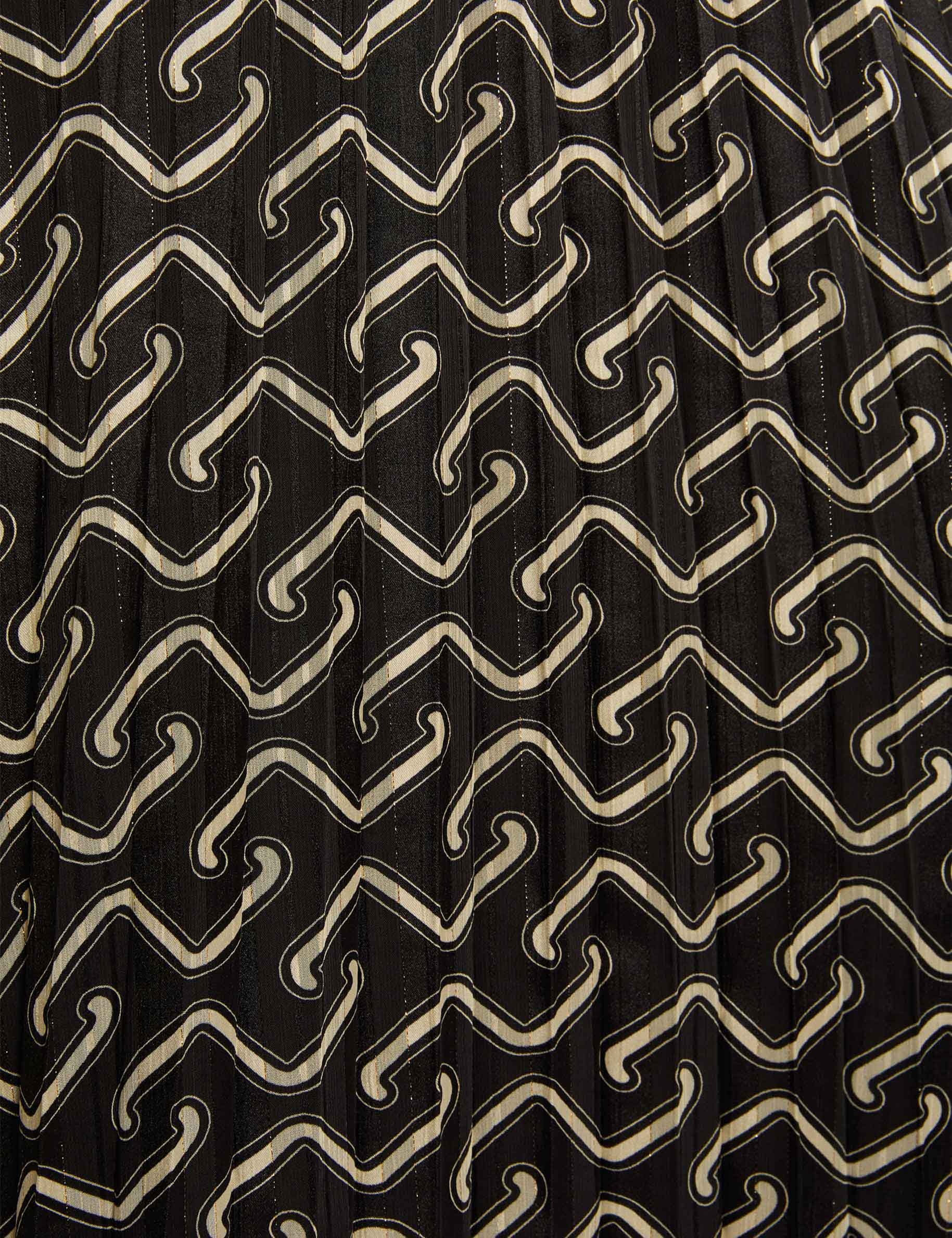 pleated long skirt multicolor women null