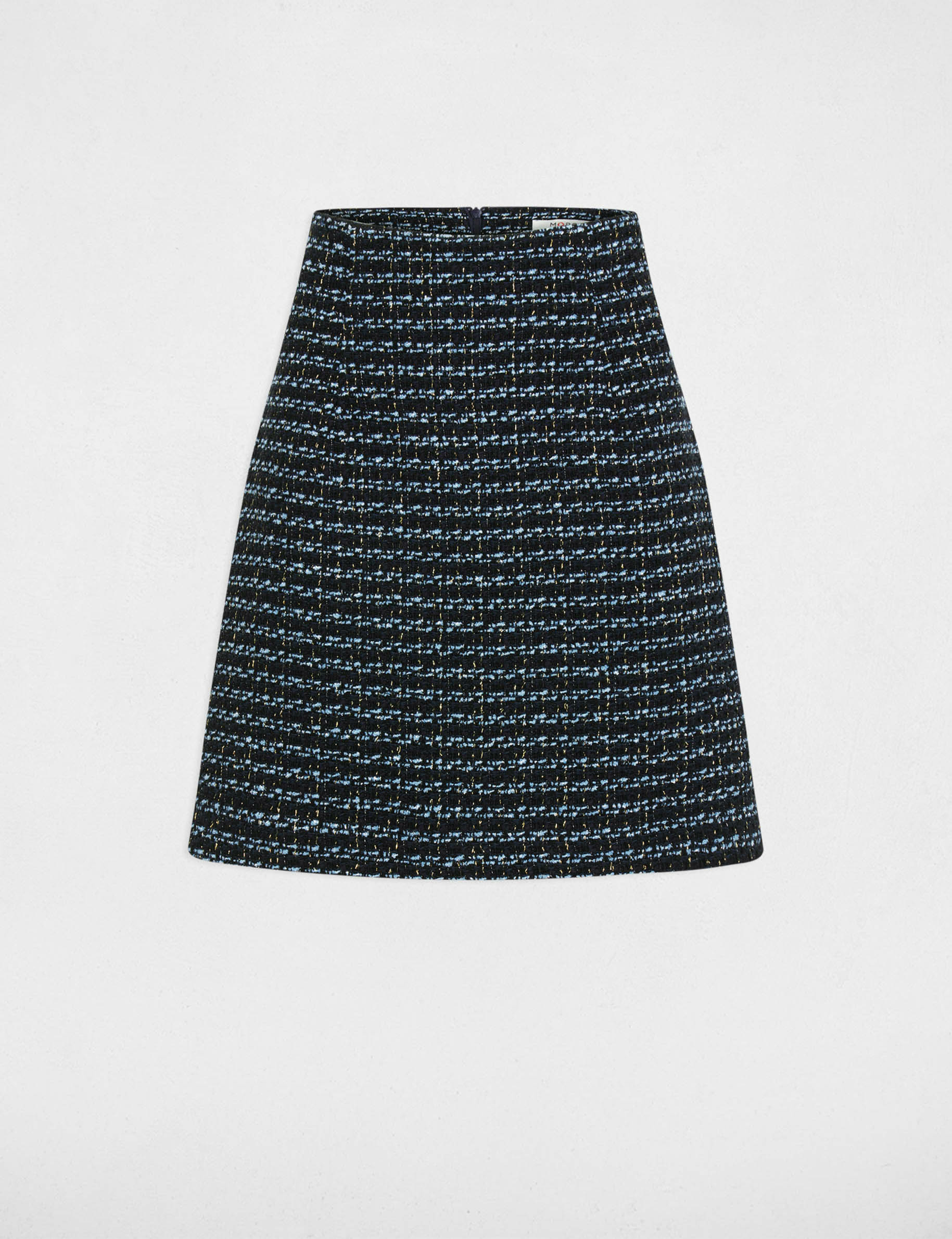 Mini tweed skirt multicolored women