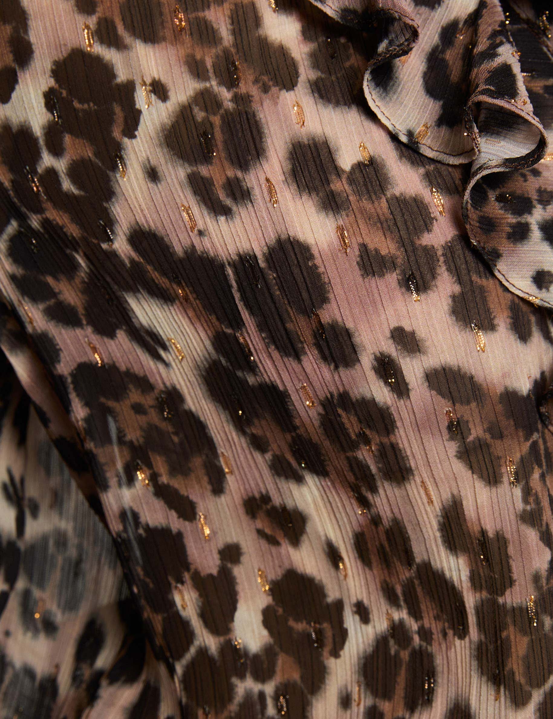 fitted v neck shirt multicolor women null