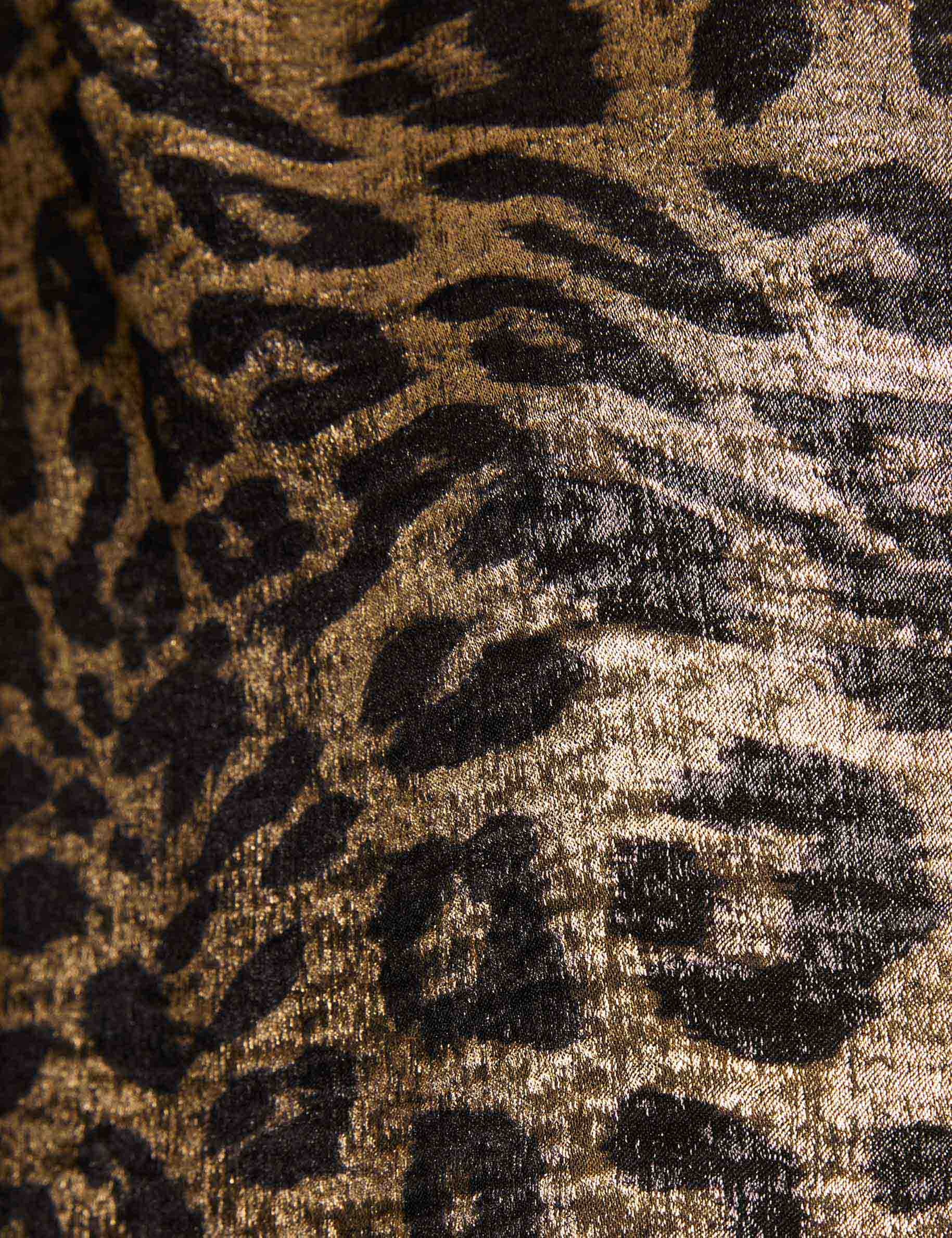 flowy printed shirt multicolor women null