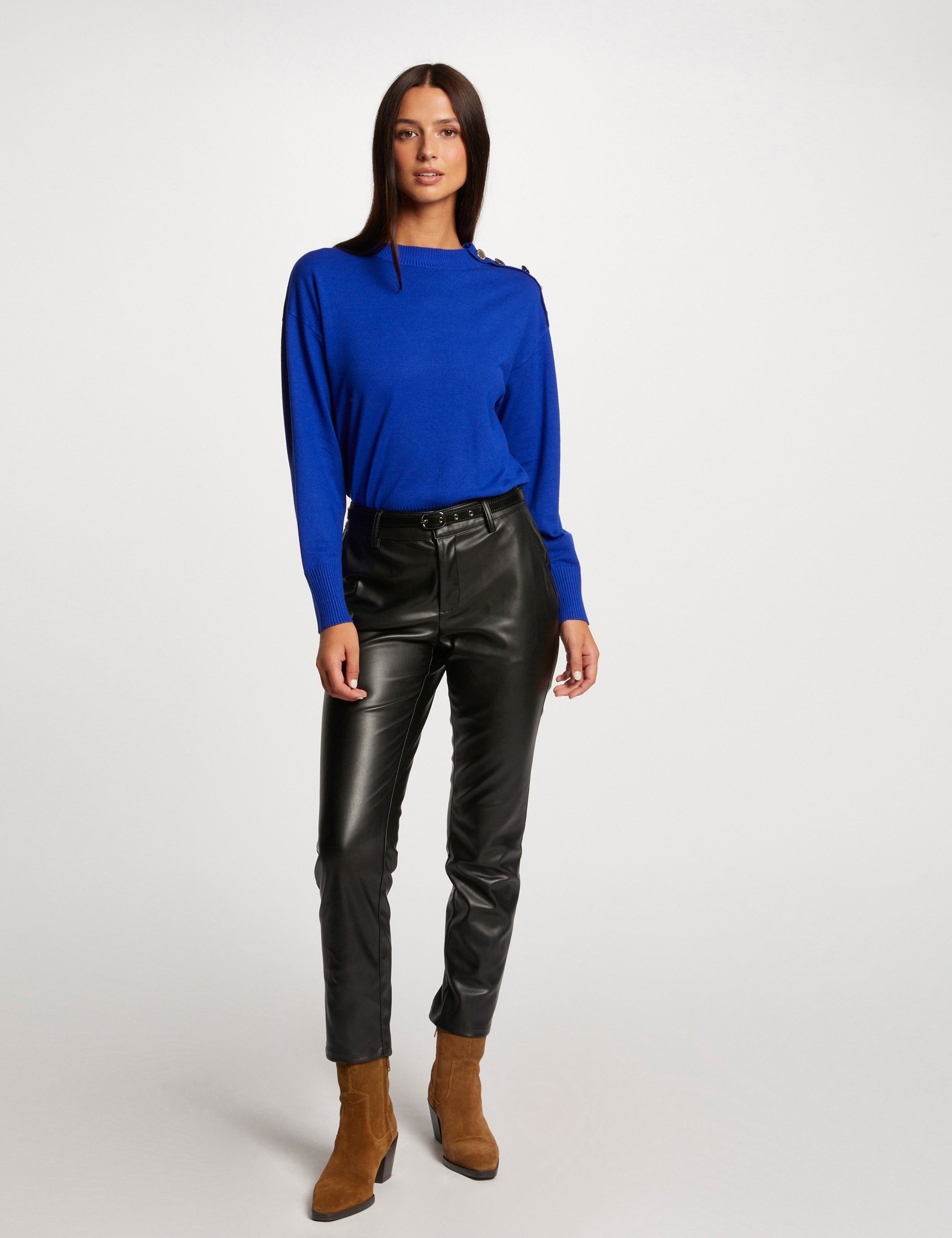 Pantalon bleu electrique discount zara