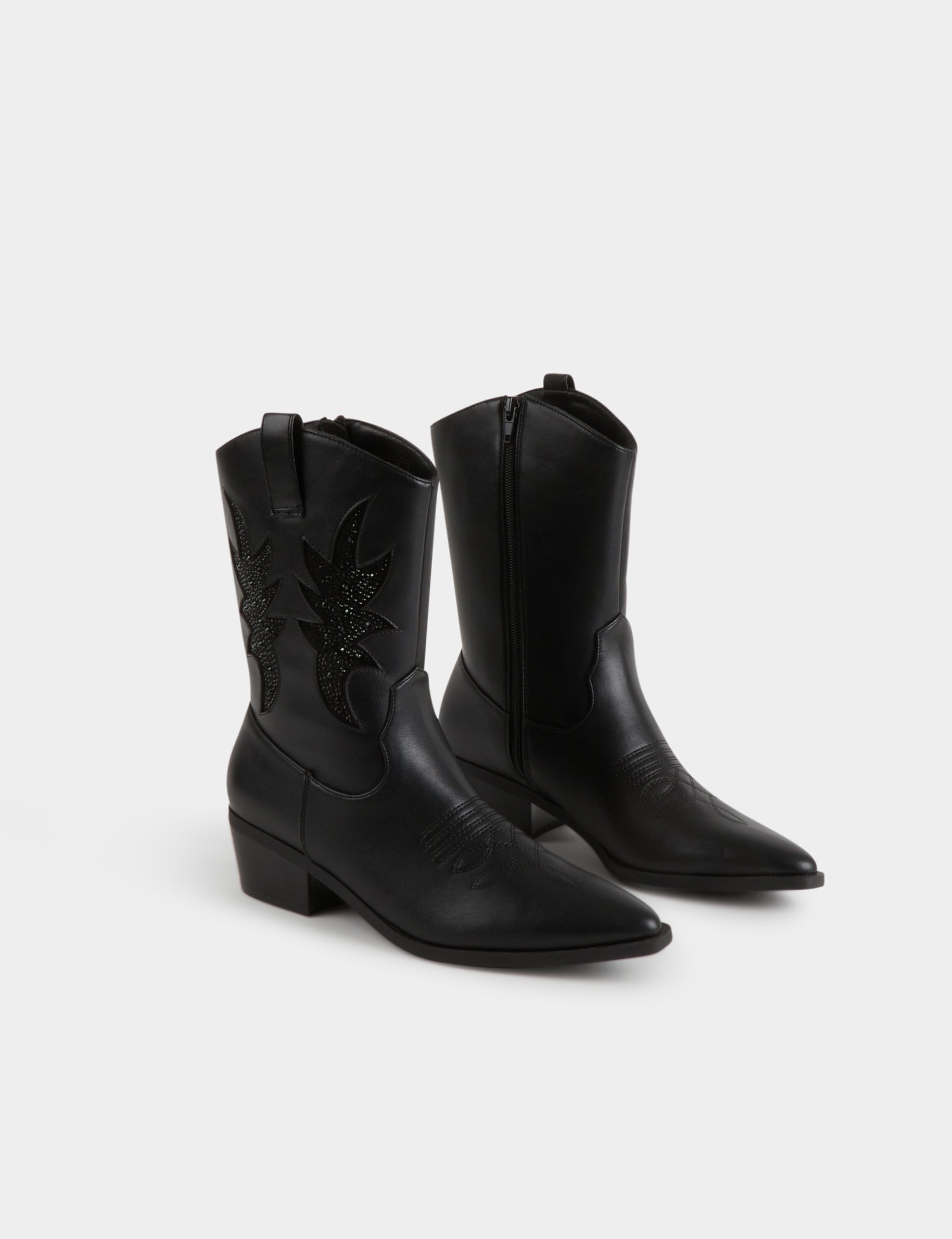 Boots strass femme on sale