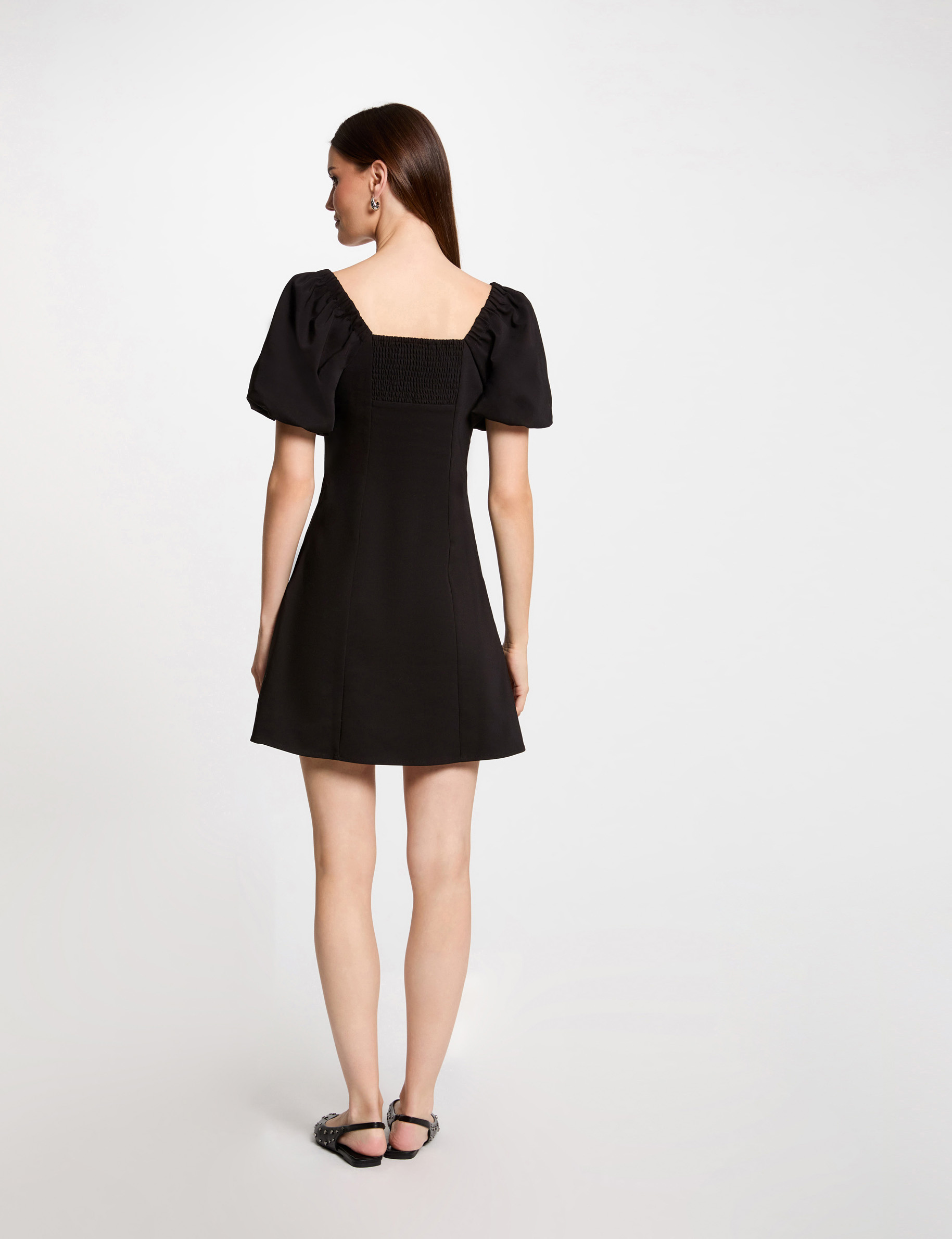 Mini fitted dress black women