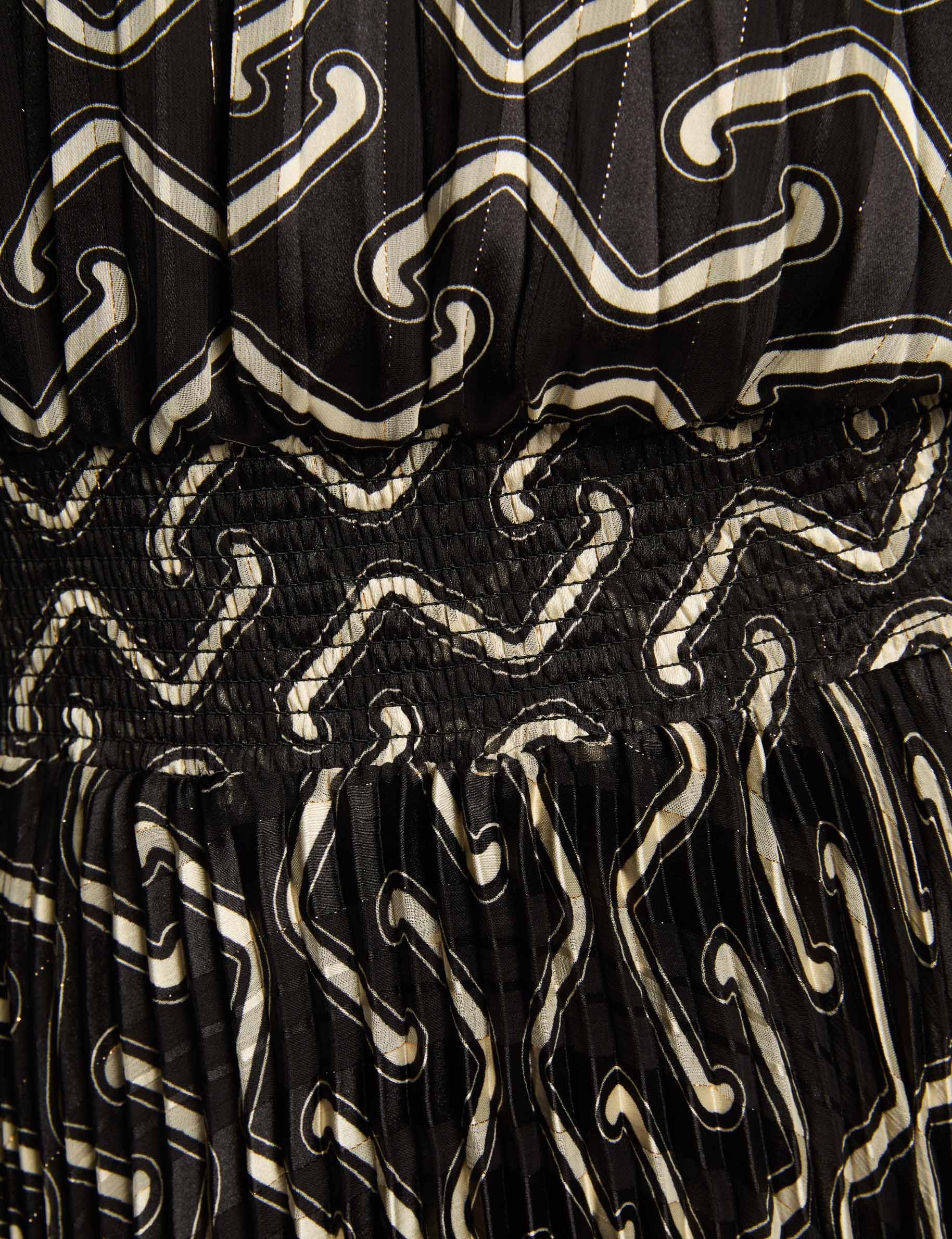 printed maxi a line dress multicolor women null