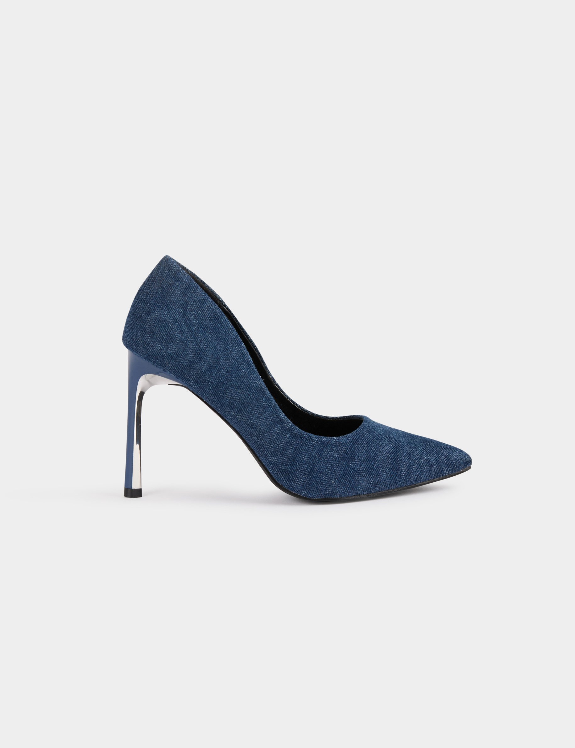 Denim stilettos raw denim women