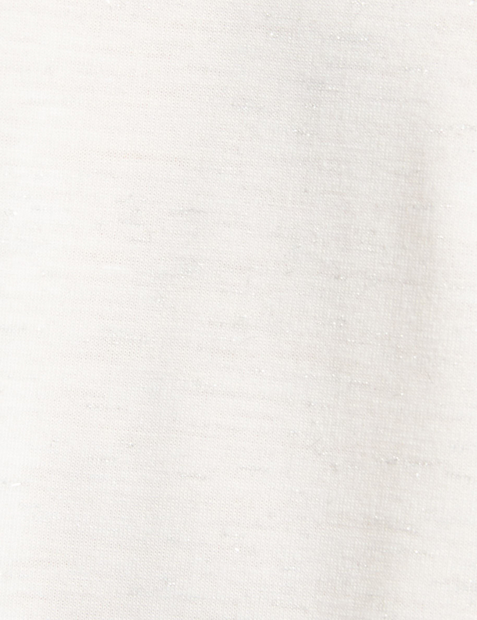 short sleeved t shirt ivory women null
