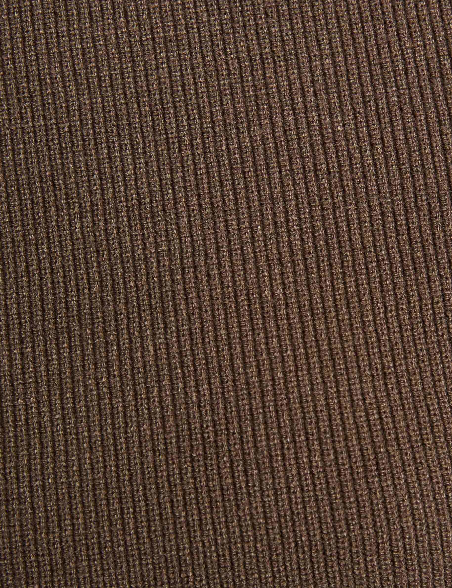 jumper with boat neck khaki green women null