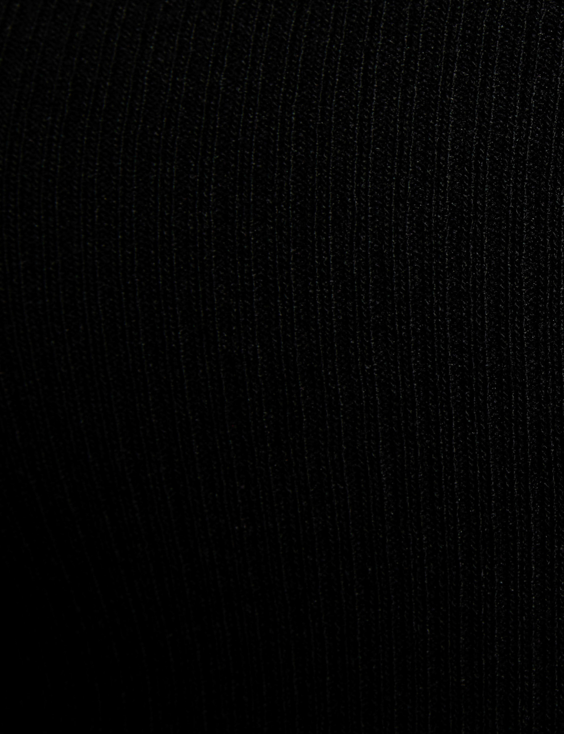 ribbed jumper round neck black women null