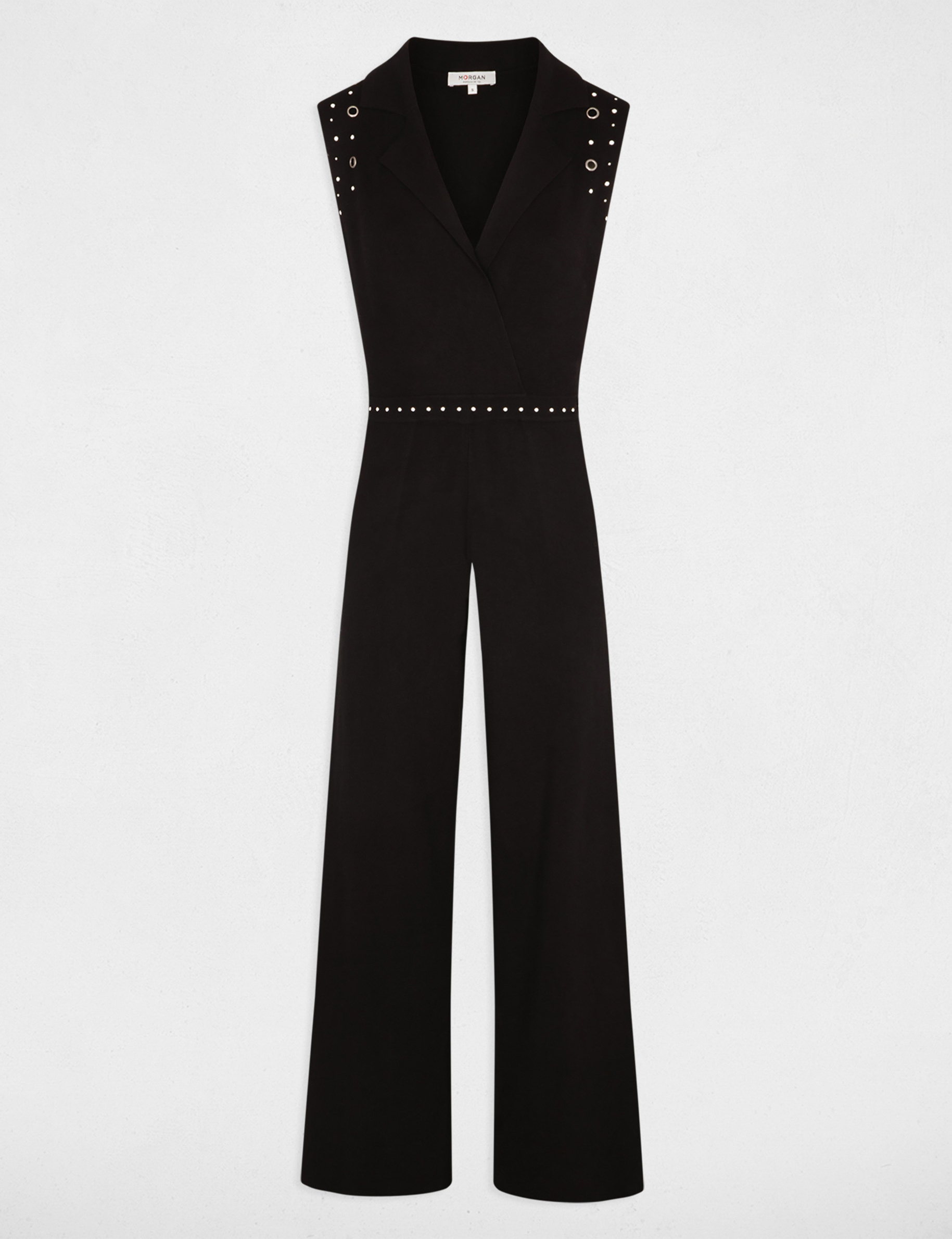 Knitted jumpsuit black women