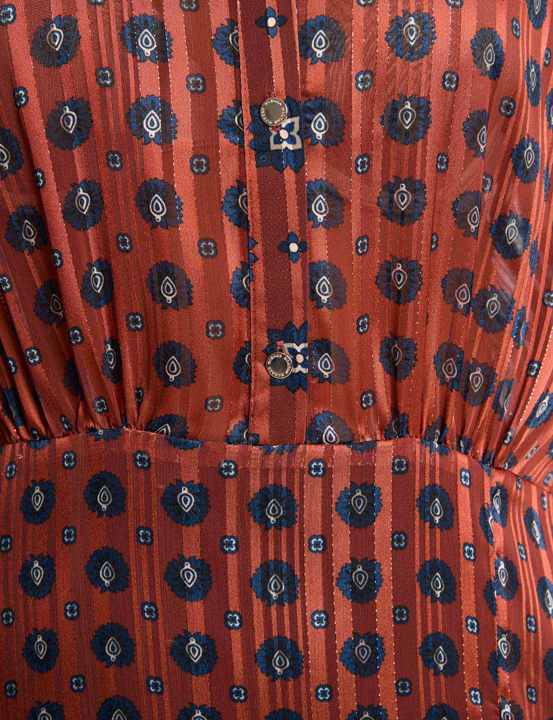 flared short dress multicolor women null