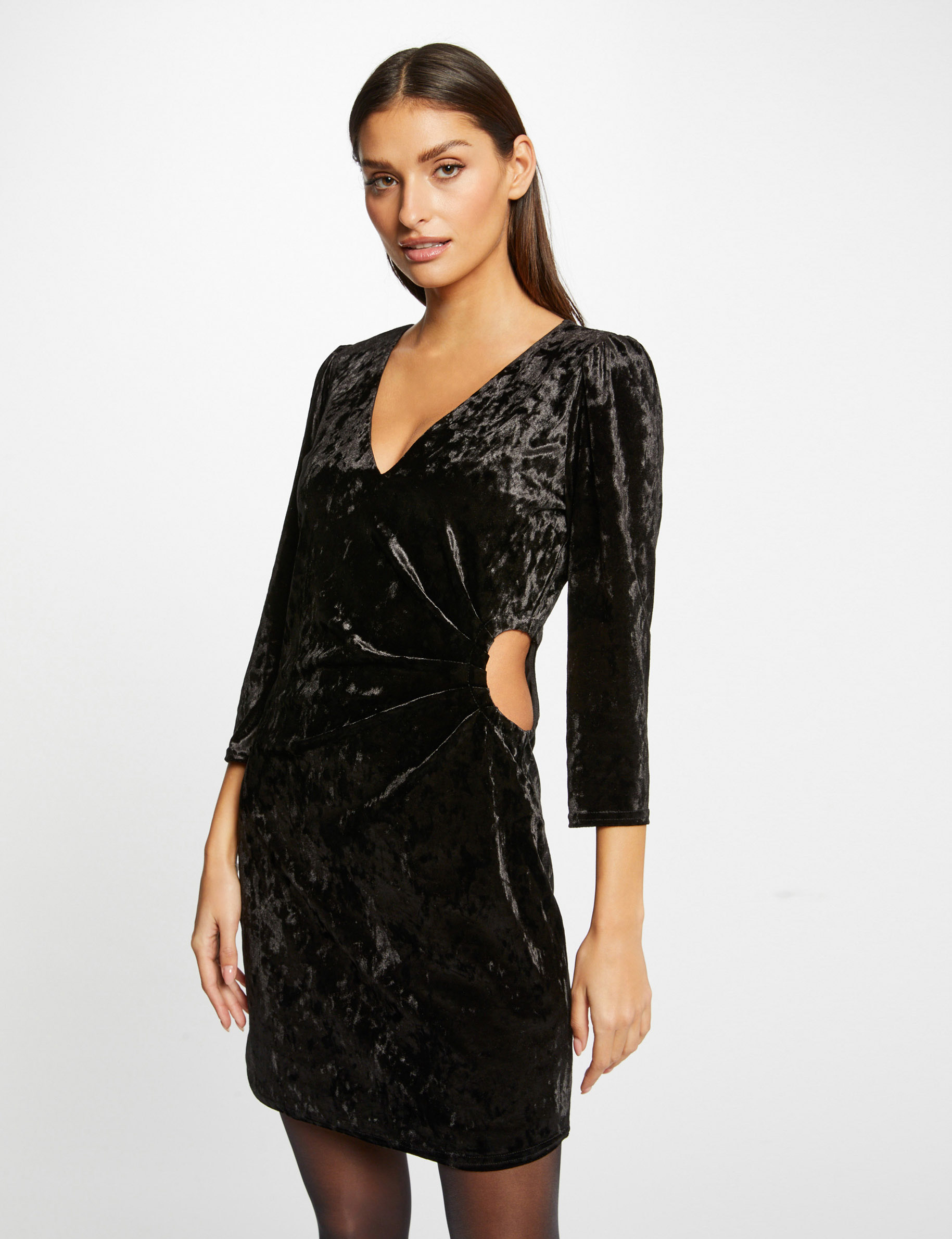 Straight 2024 velvet dress