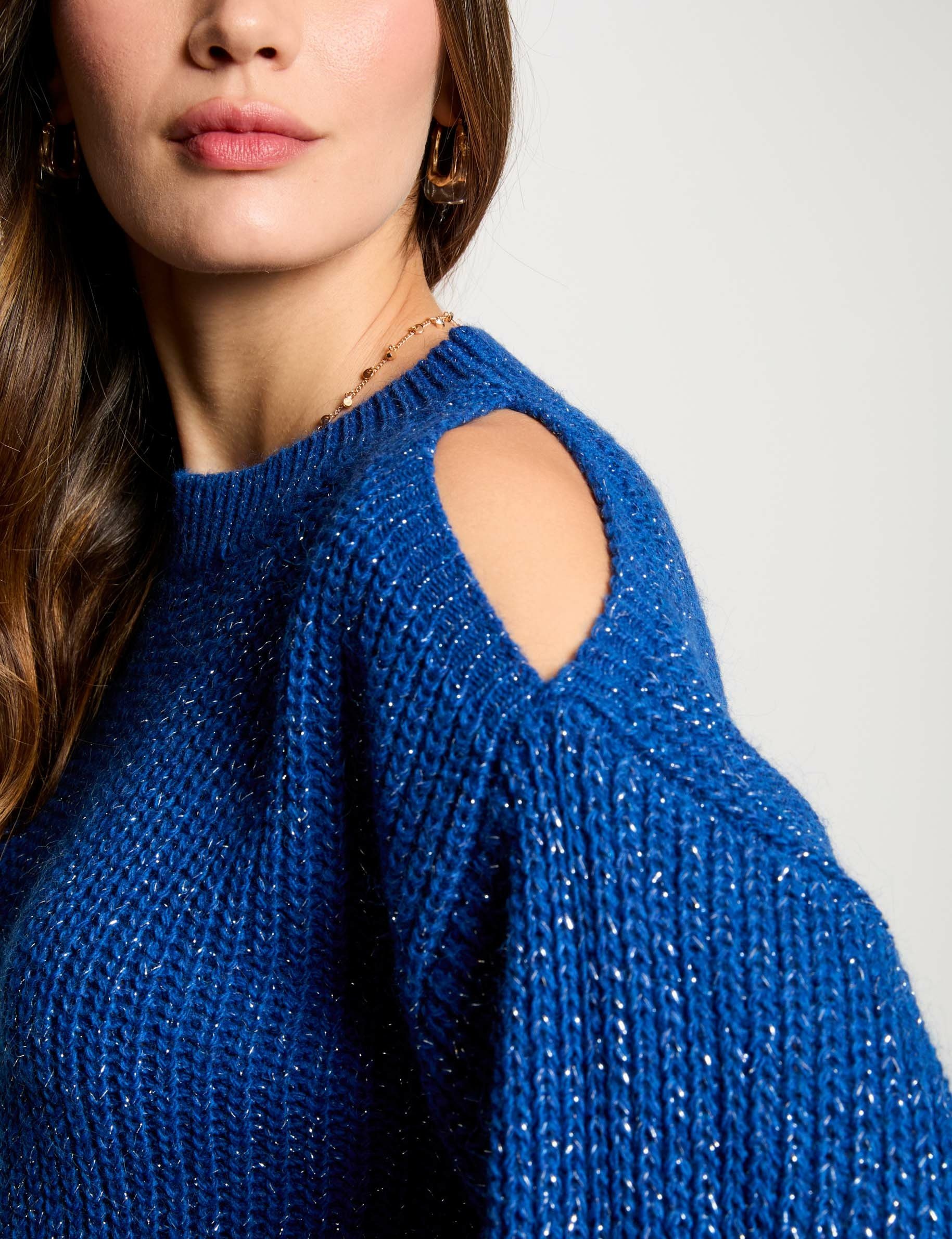 Long-sleeved jumper blue women