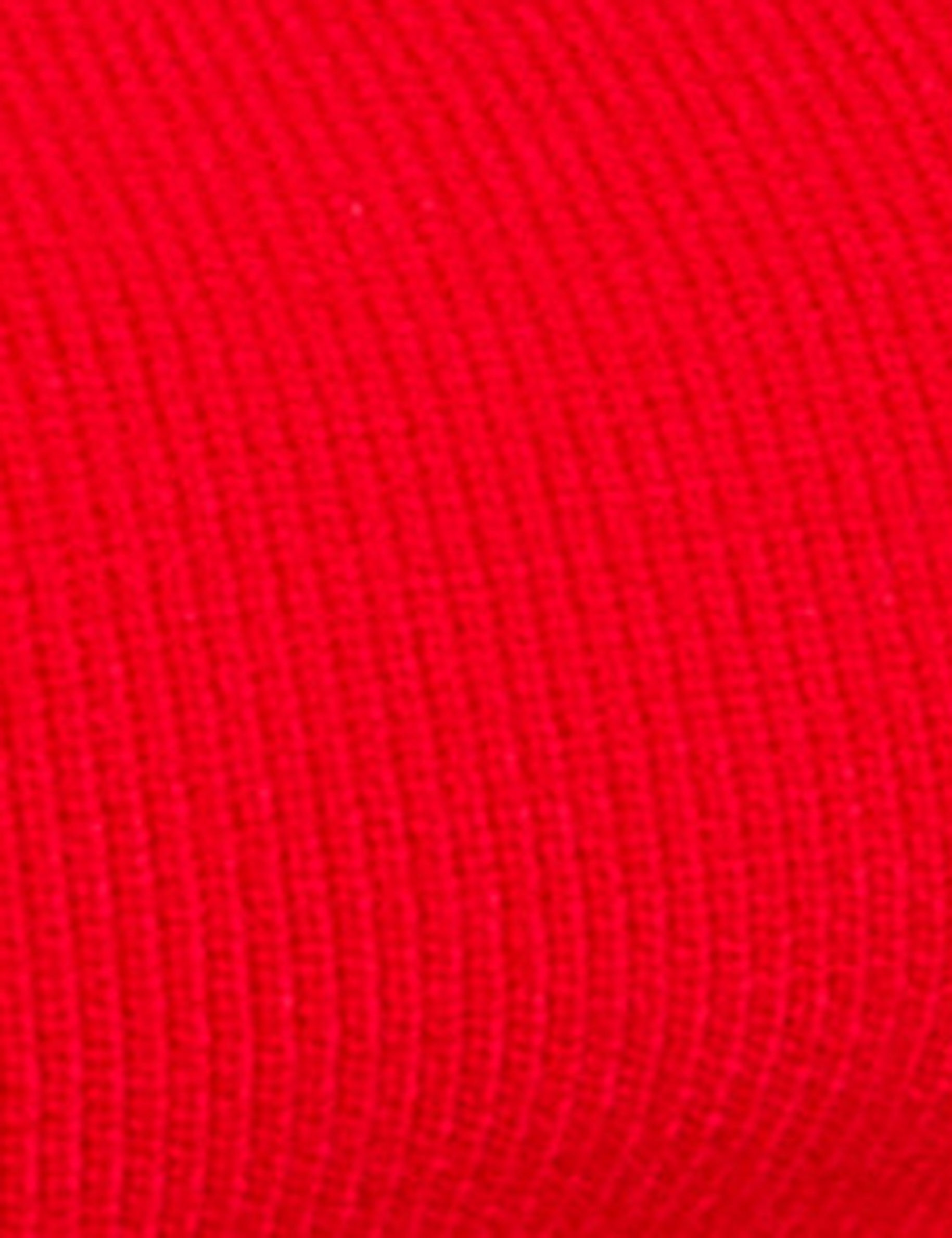 jumper with boat neck red women null
