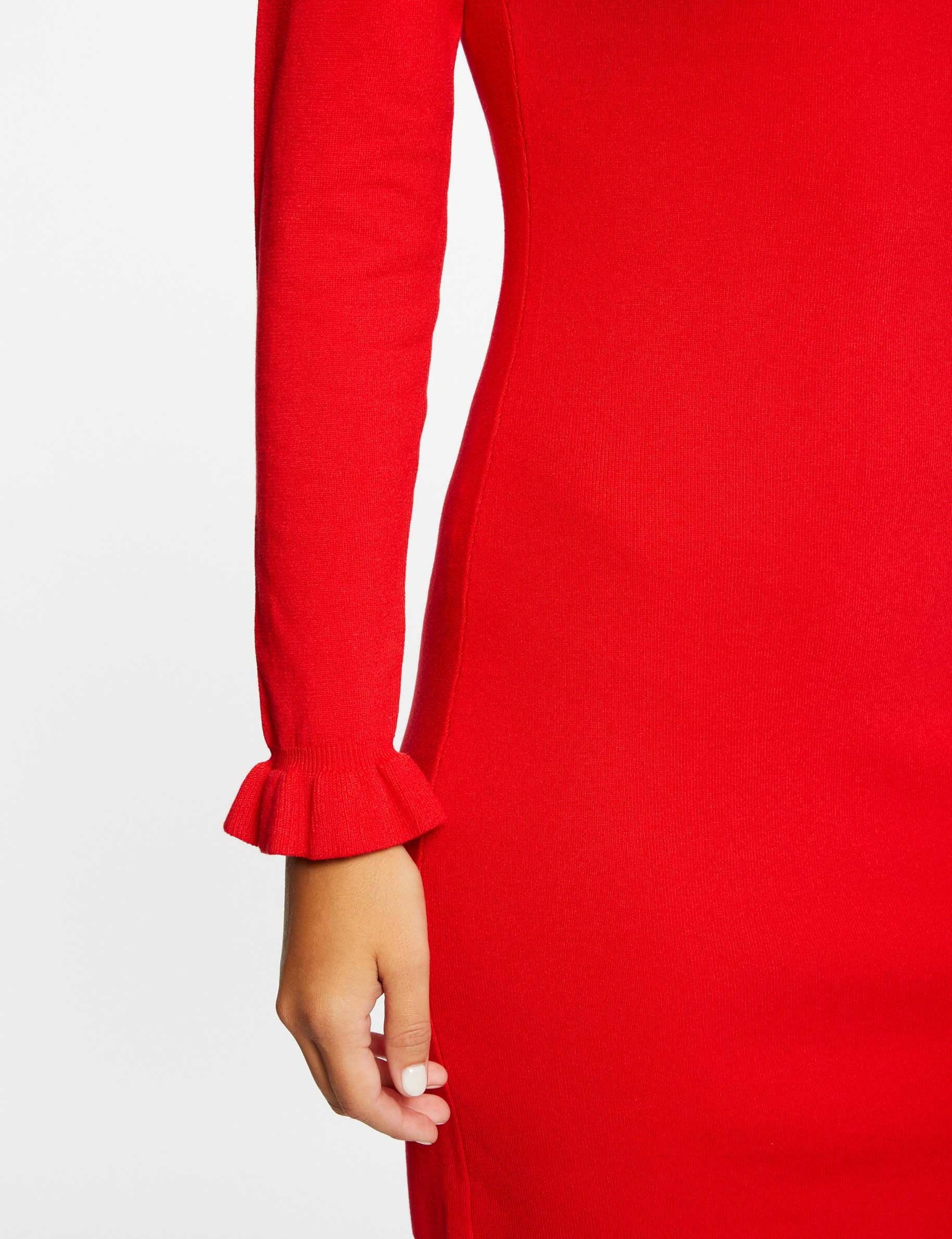 Ladies red jumper clearance dress