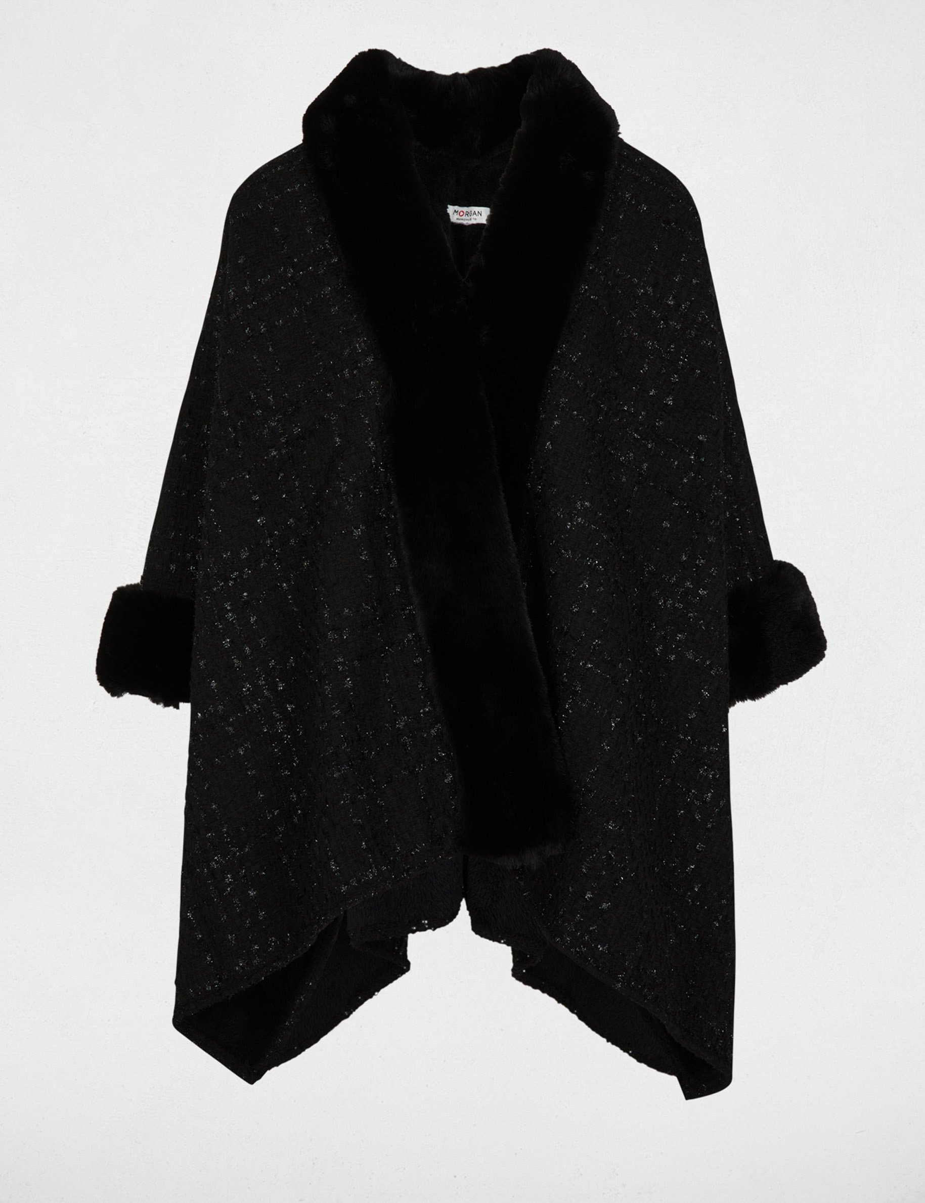 Tweed cape black women