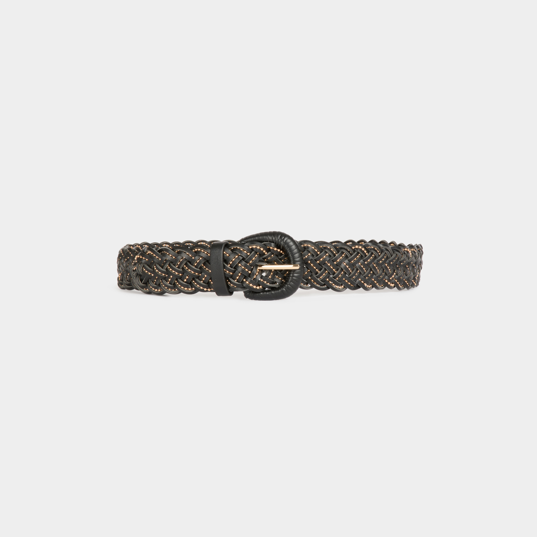 Braided belt black women