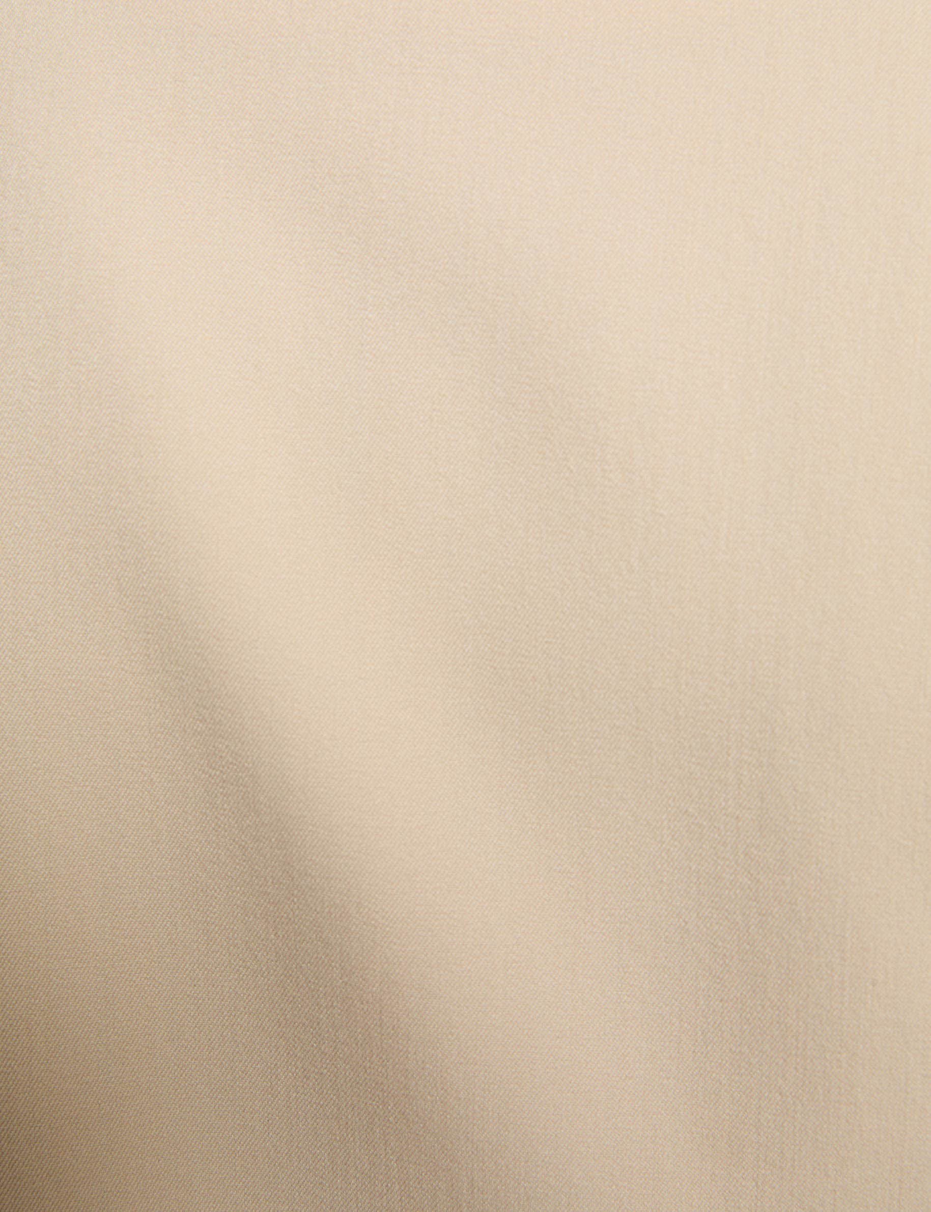 cropped sleeveless jacket beige women null