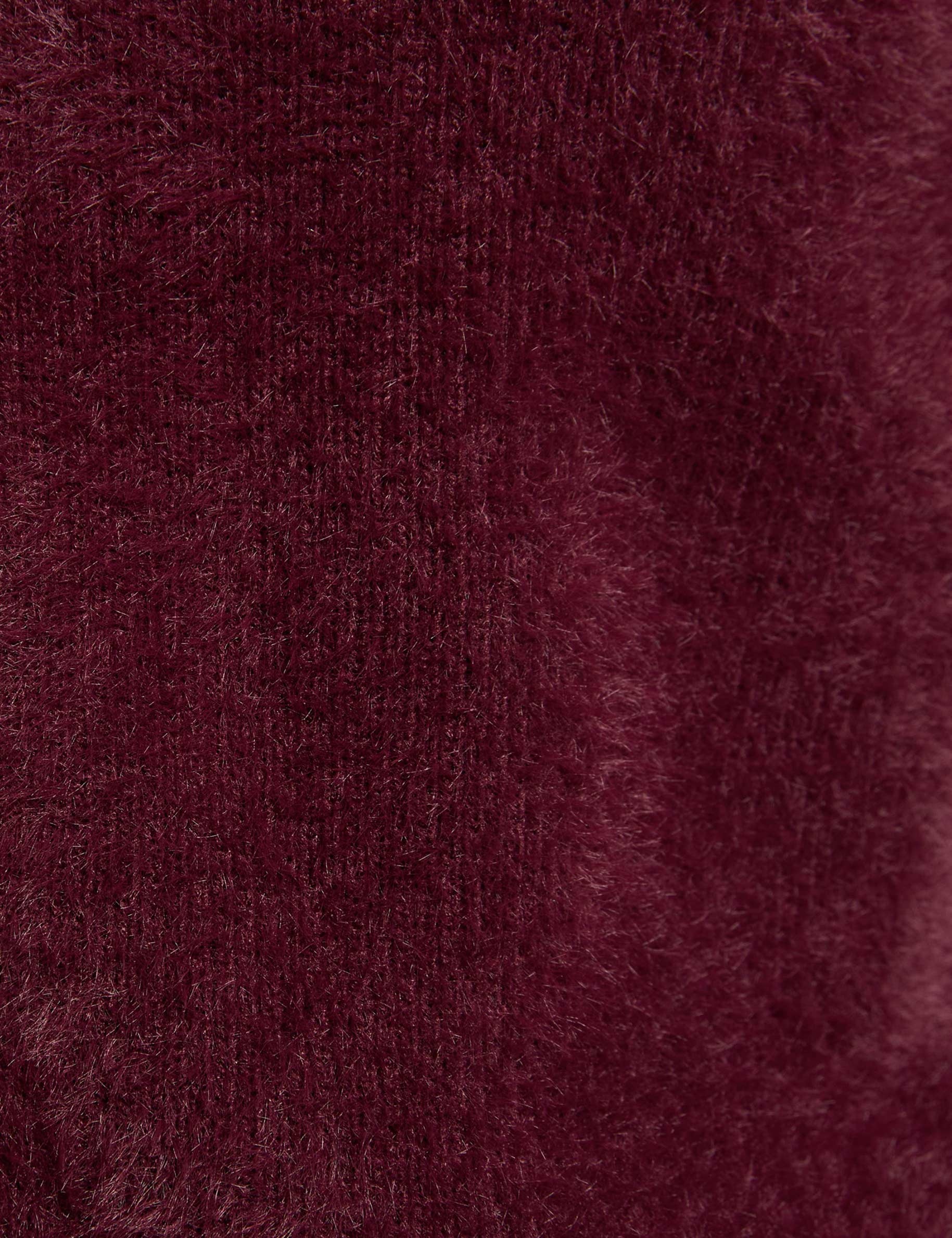 long sleeved cardigan with lapel collar plum women null