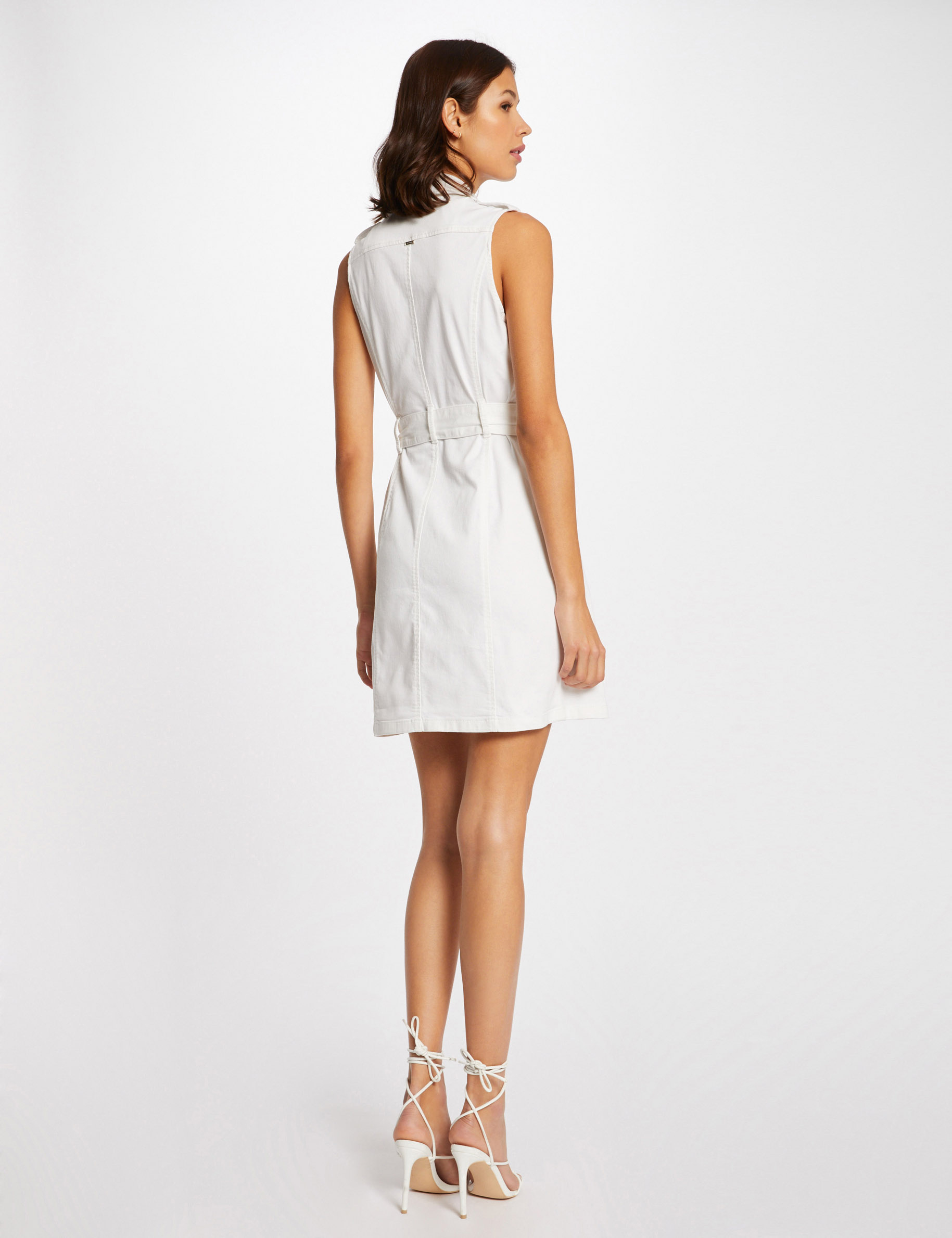Cedar Denim Dress Warm White