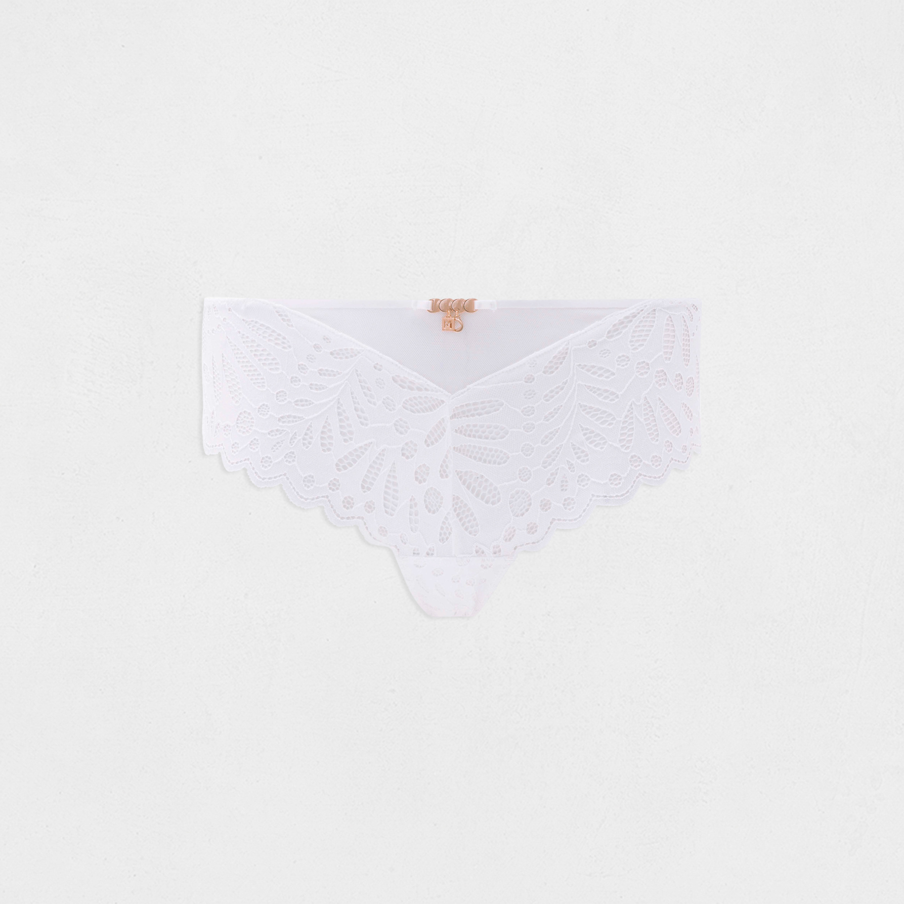 Lace shorties ivory women