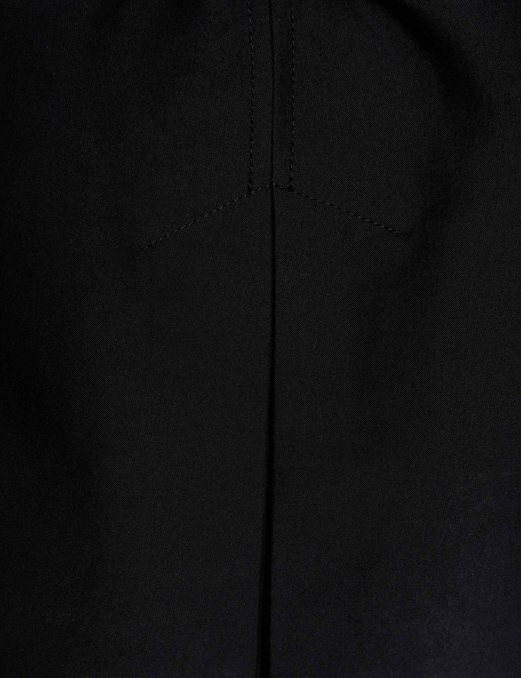 waisted belted trenchcoat with hood black women null