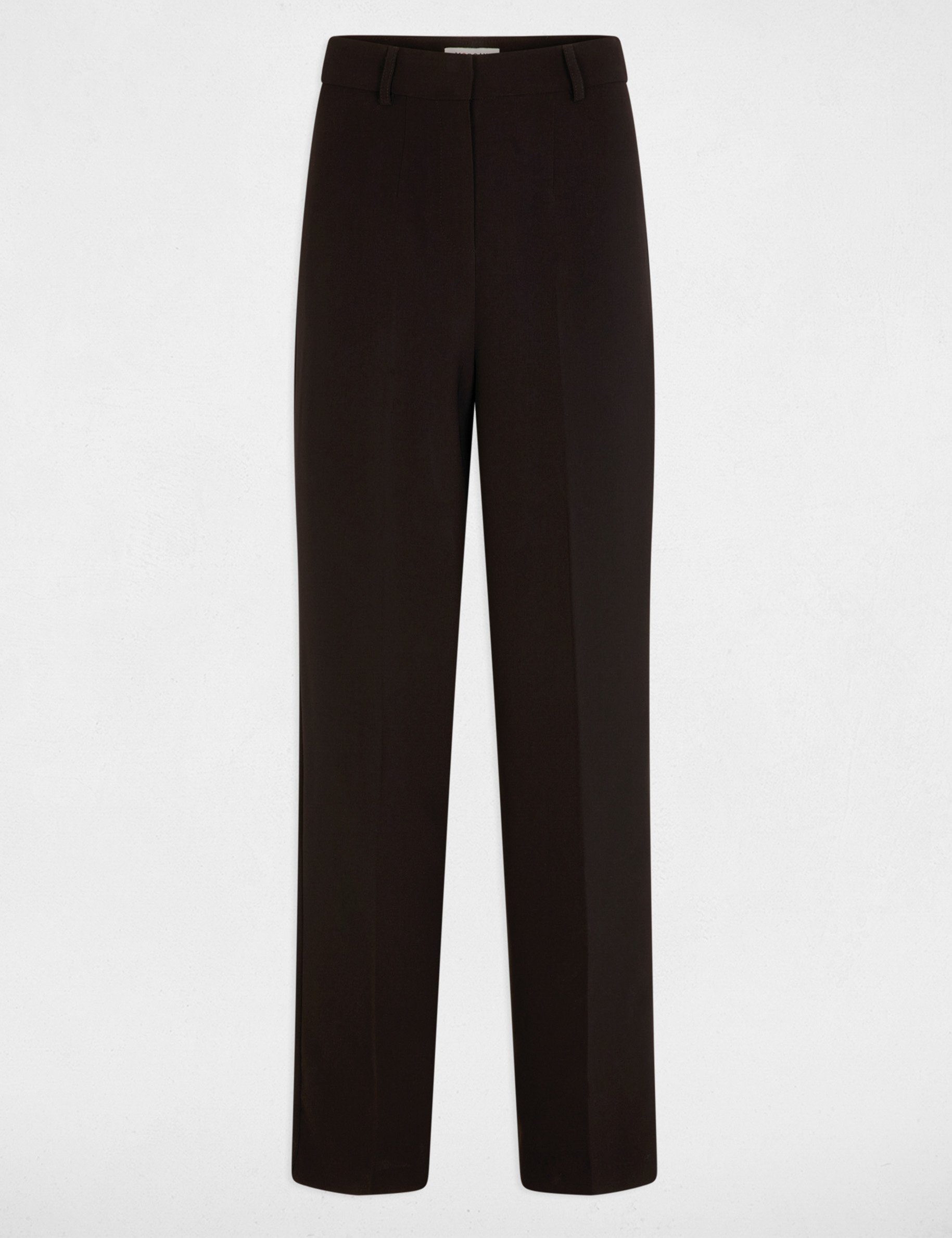 Fitted trousers with darts black women