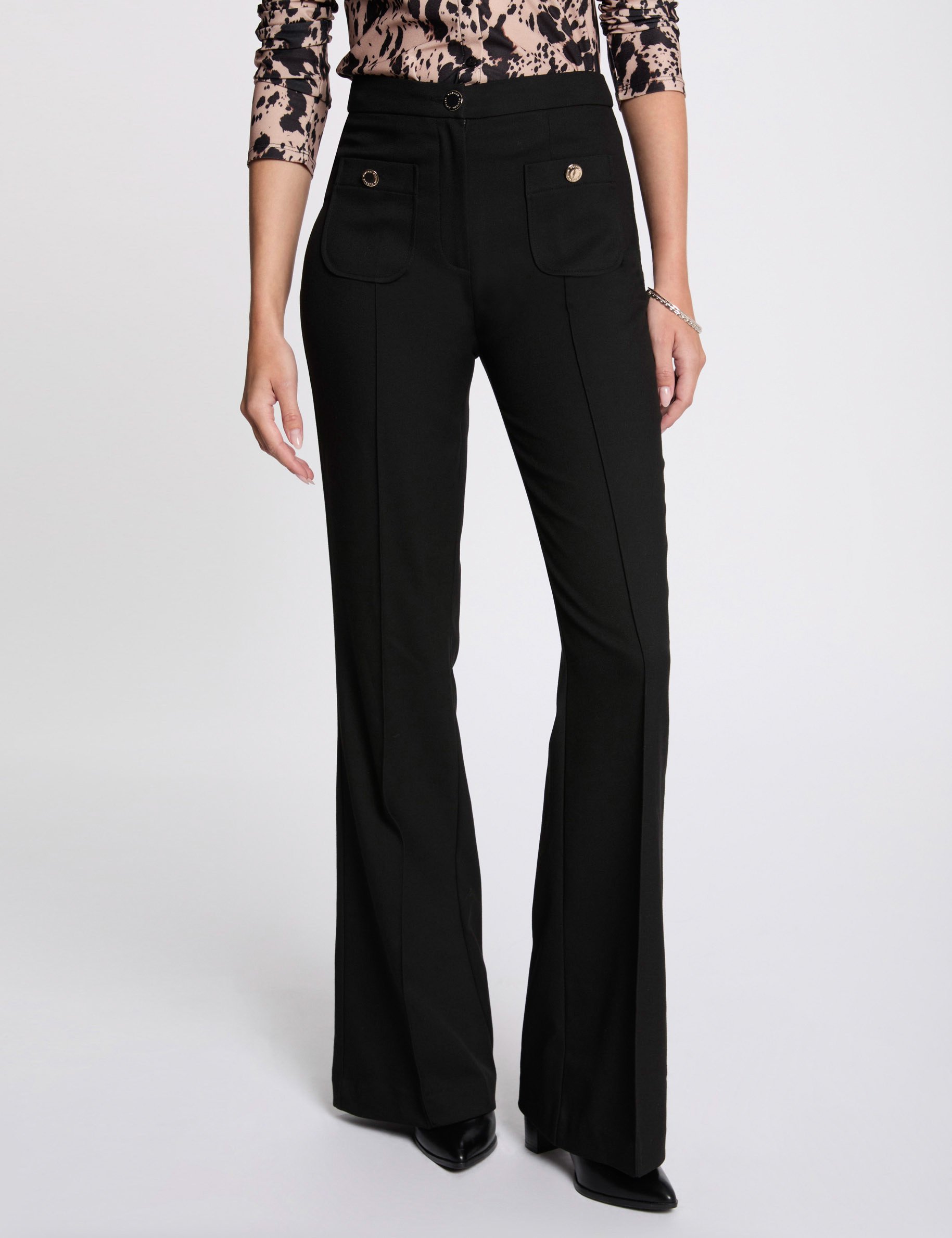 Bootcut trousers black women