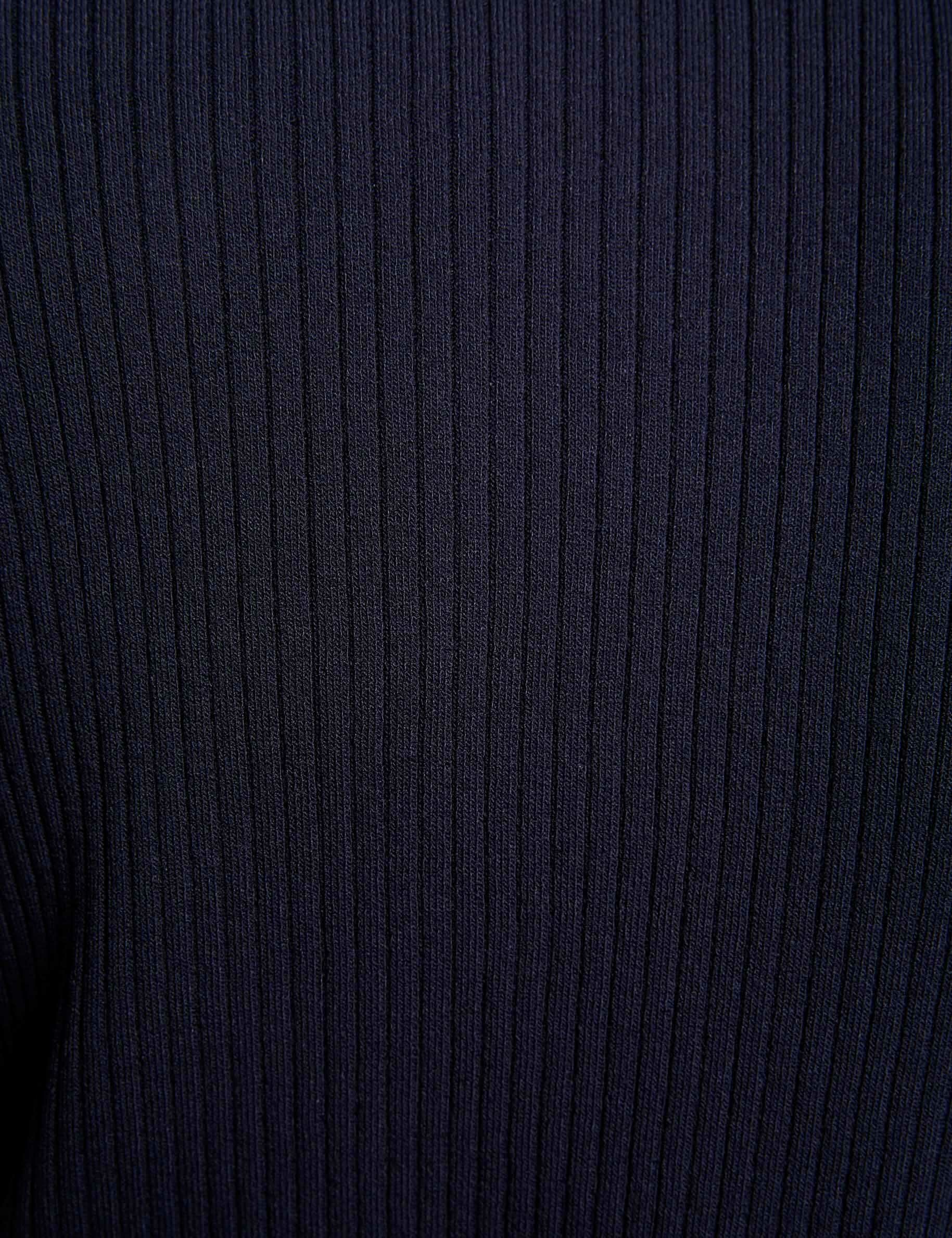 short sleeved jumper navy blue women null